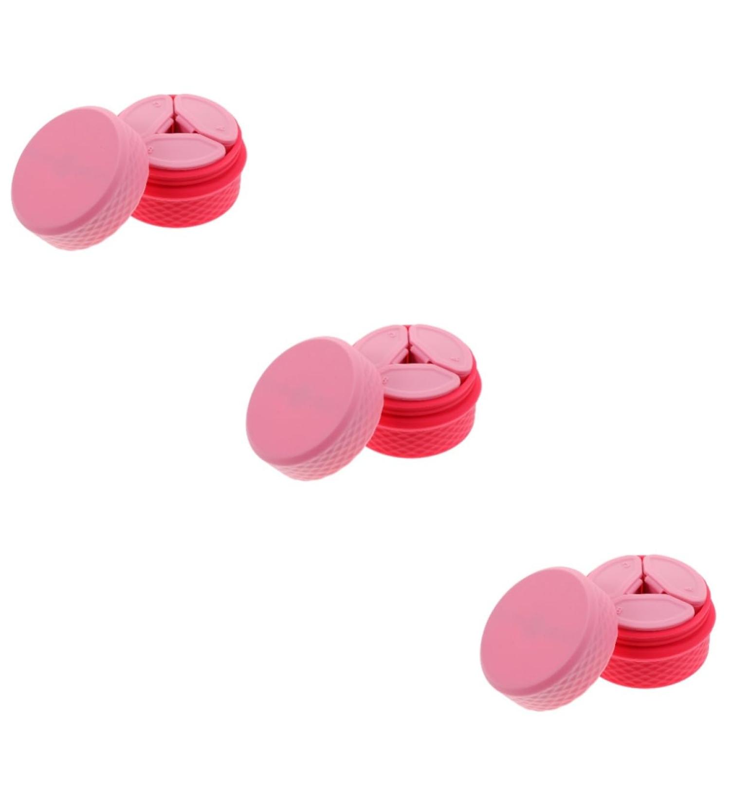 minkissy 3 Sets Cream Box Small Cream Container Silicone Makeup Containers Silicone Cream Jar Salve Jar Travel Dispenser Empty Cream Bottle Vacation Storage Box Portable Silica Gel - Buy Online on GoSupps.com