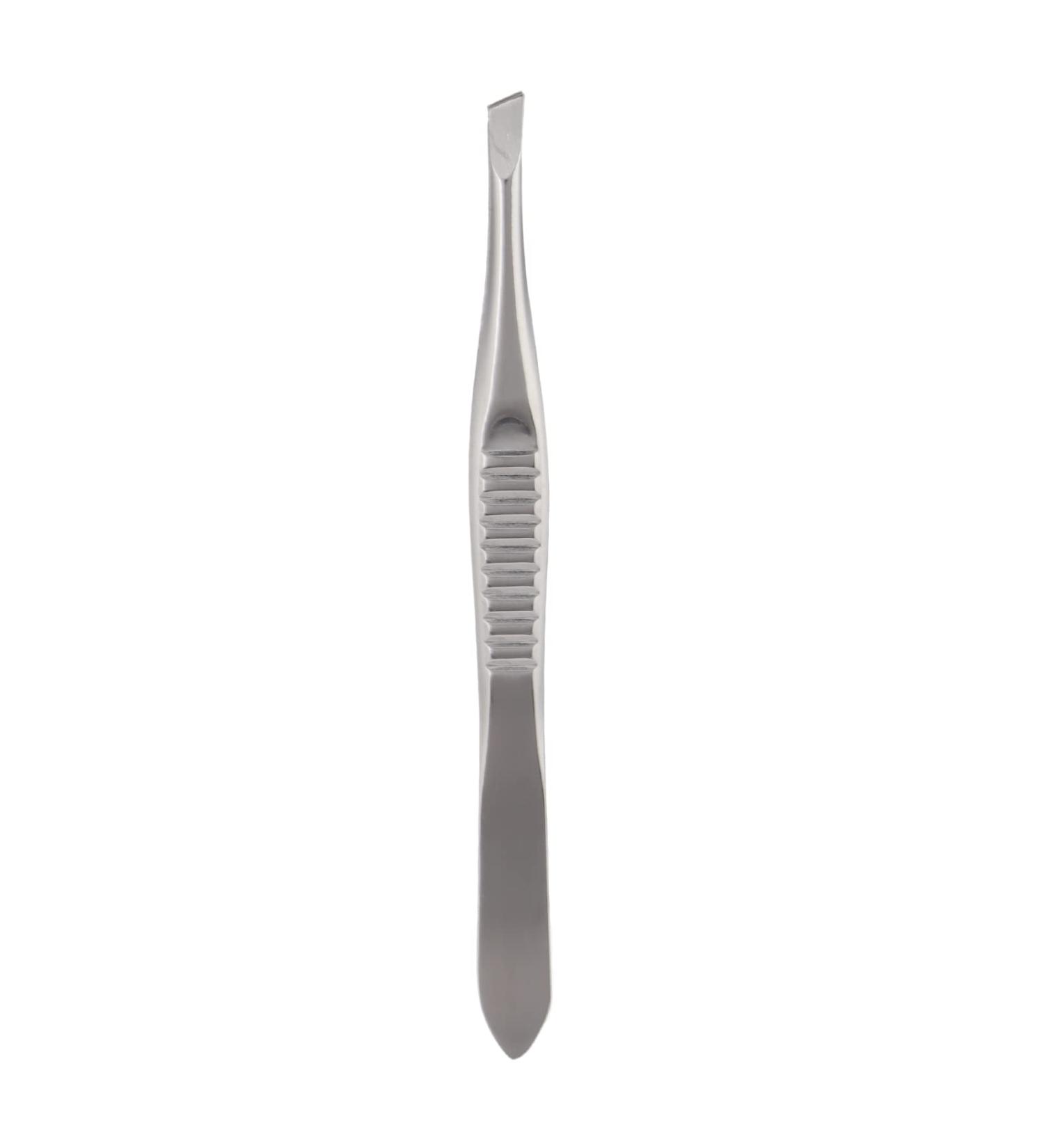 Professional Slanted Eyebrow Tweezers | Stainless Steel for Precision - Perfect for Men & Women | International Shipping - Buy Online on GoSupps.com