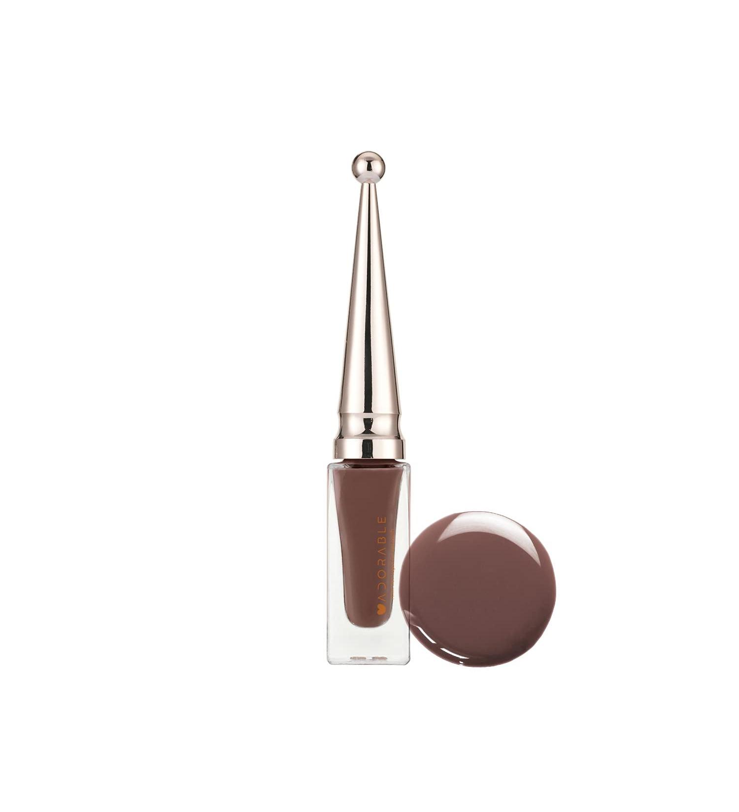 Water-Based Halal Vegan Nail Polish | Non-Toxic Breathable Brown Color | Cruelty-Free & Low-Odor Choco Brown (0.24 fl oz - Buy Online on GoSupps.com