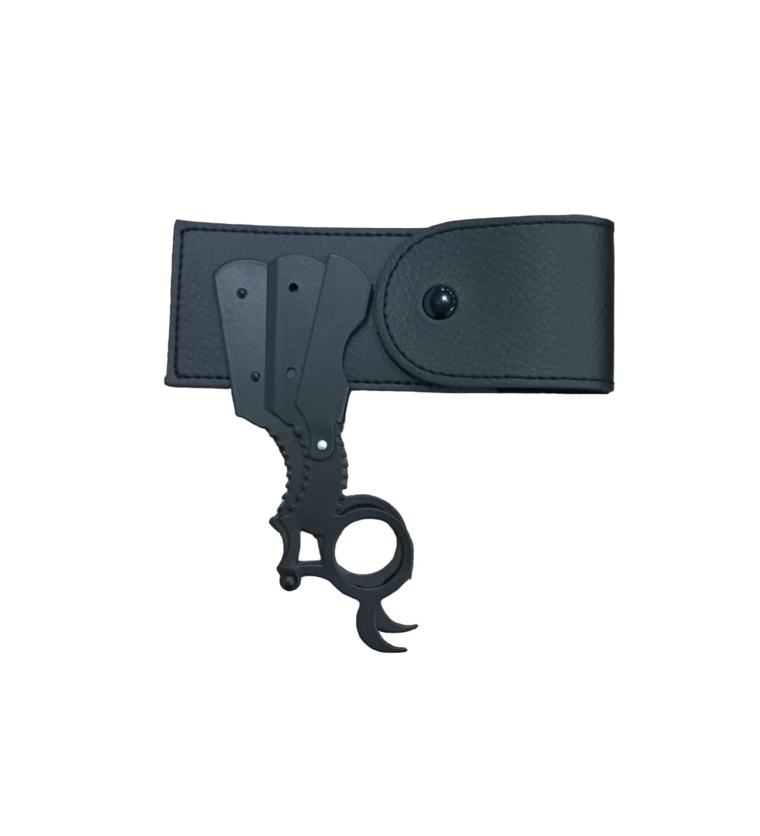 Professional Ring Finger Handle Razor - Barber Hair Shaving & Beard Trimming | Straight Cut Throat Wet Shaving Razor for Men - Ideal for Salon & Personal Use - Buy Online on GoSupps.com