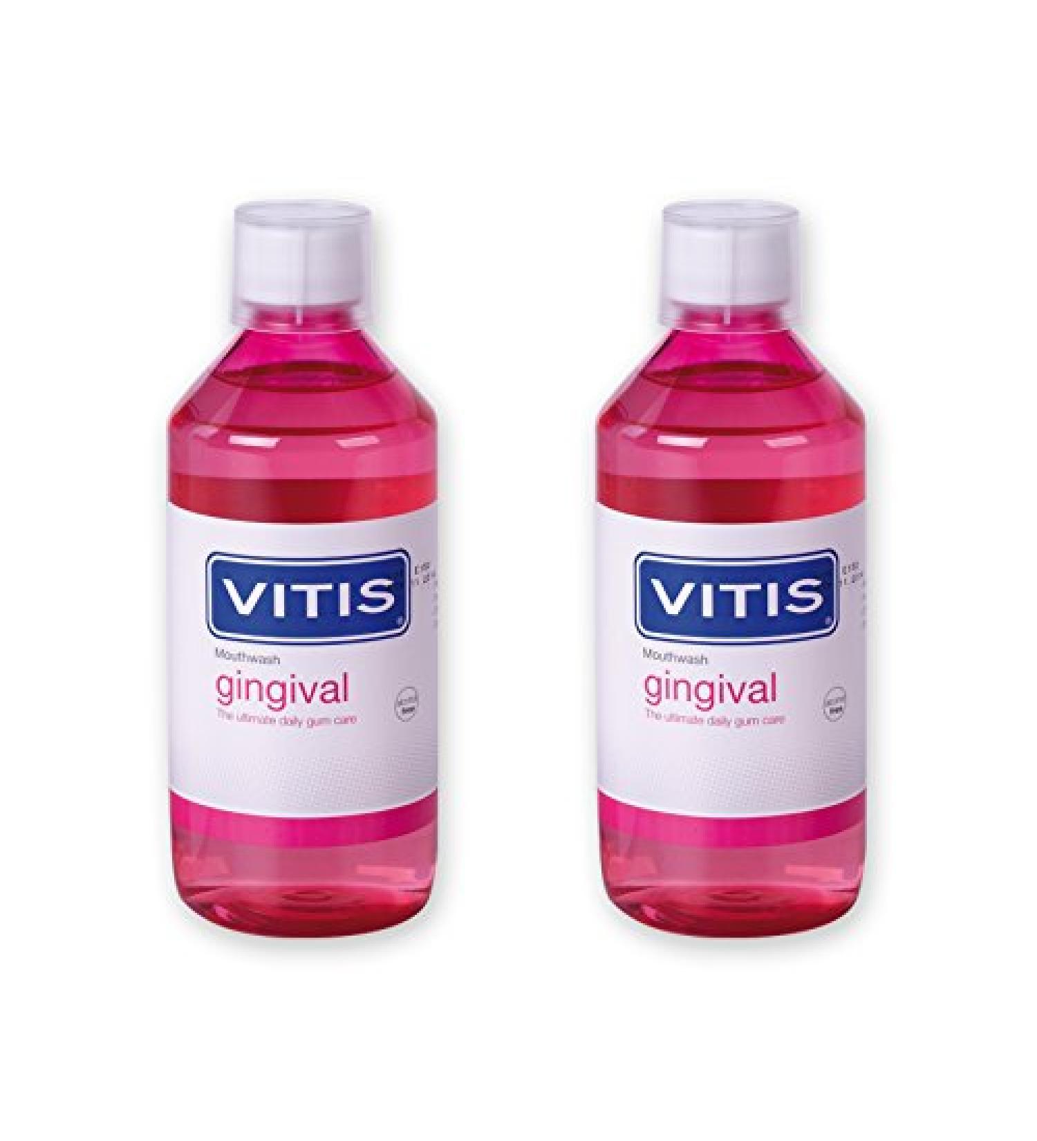 2 x Gingival Vitis mouthwash 2x500 ml - new formula gluten free