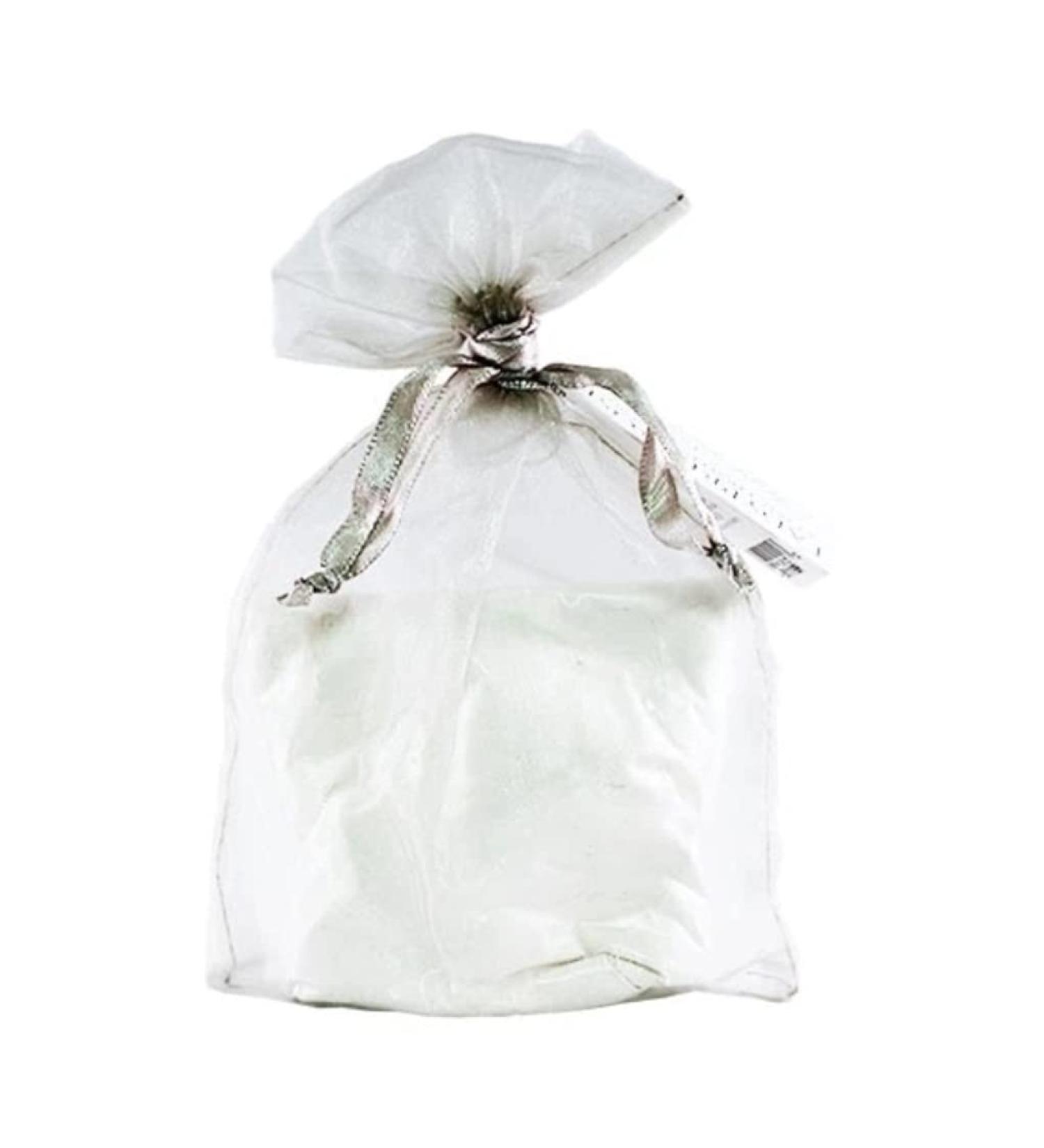 Lady Primrose Blue Agave Dusting Silk Pouch White 72-01063
