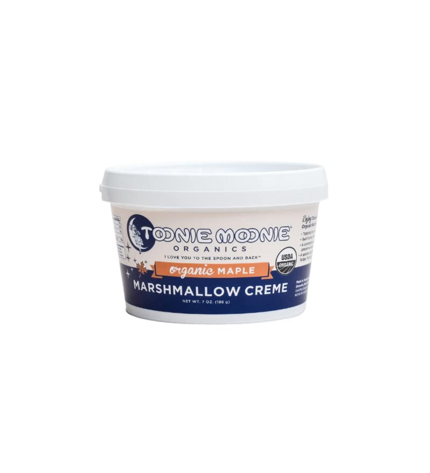 Toonie Moonie Organics Maple Marshmallow Creme 7oz - Pure Canadian Goodness - Buy Online on GoSupps.com