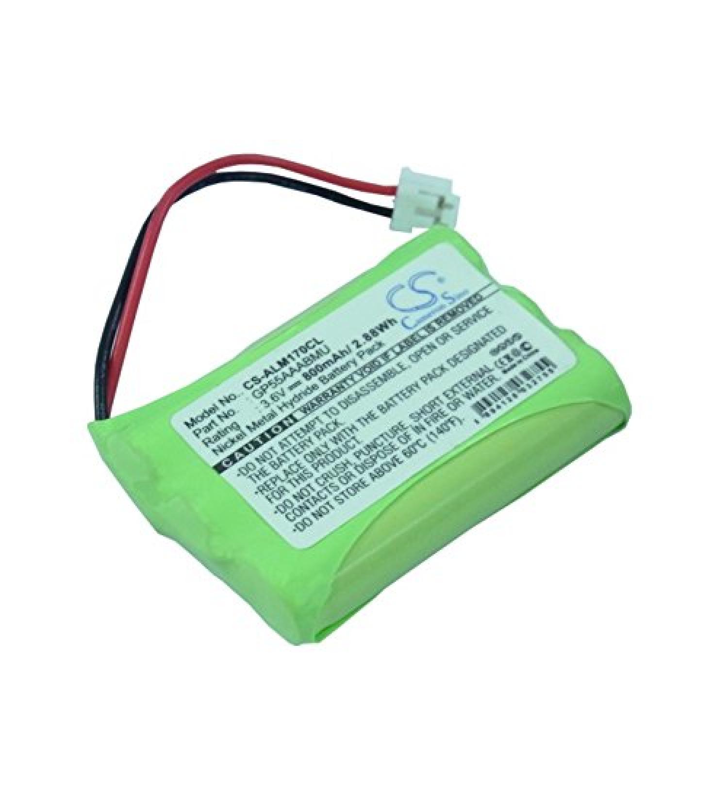 800mAh Replacement Battery for Binatone Pegasys 200 Easy 100 400 Icarus 8 800 8000 - 3.6V Lithium-ion Battery for International Shipping - Buy Online on GoSupps.com