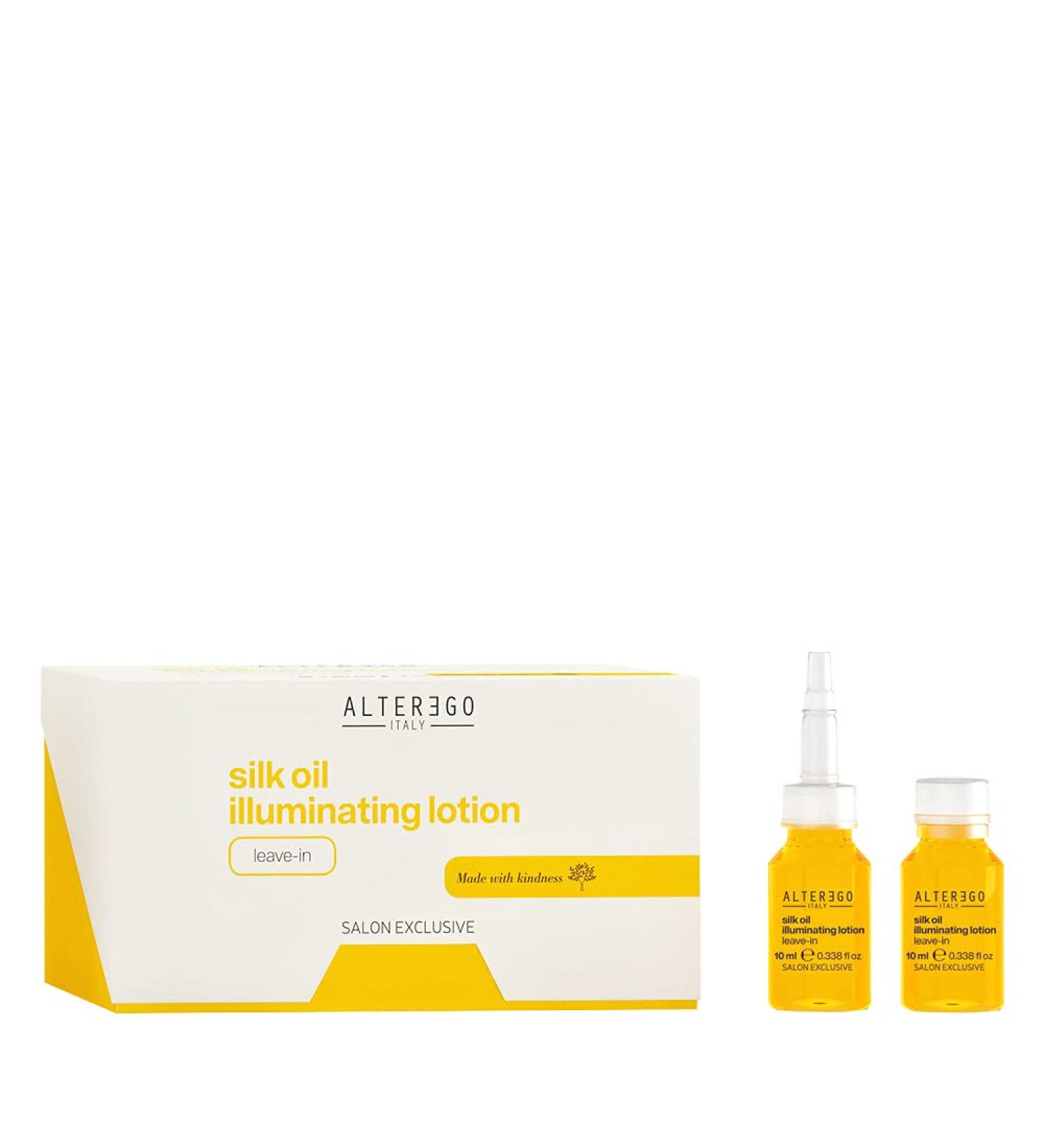 Alterego Silk Oil Illuminating Bottles for Dull Hair 12x10ml
