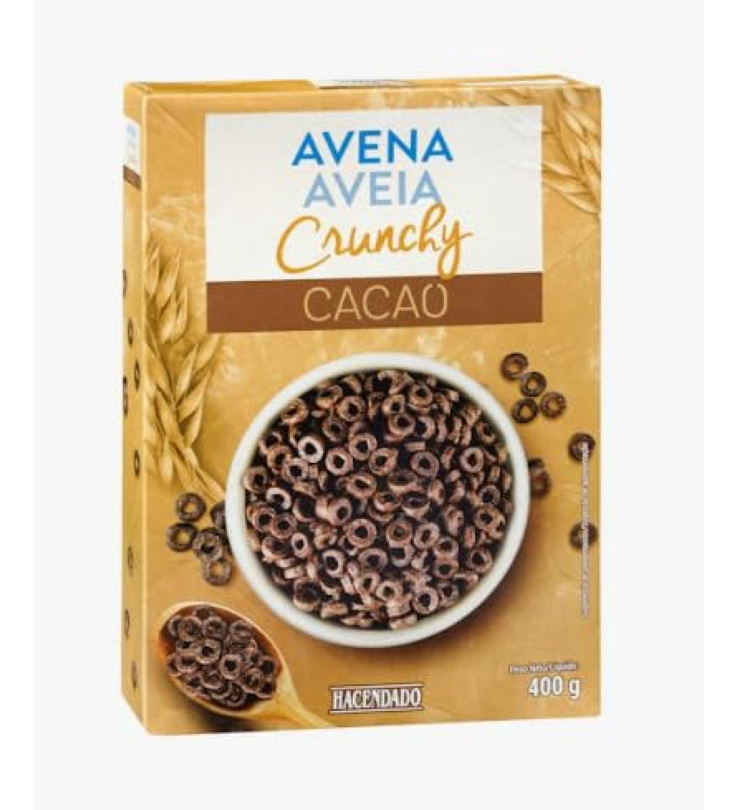 C r ales Avoine Crunchy au Cacao Hacendado Pack de 3 400 g