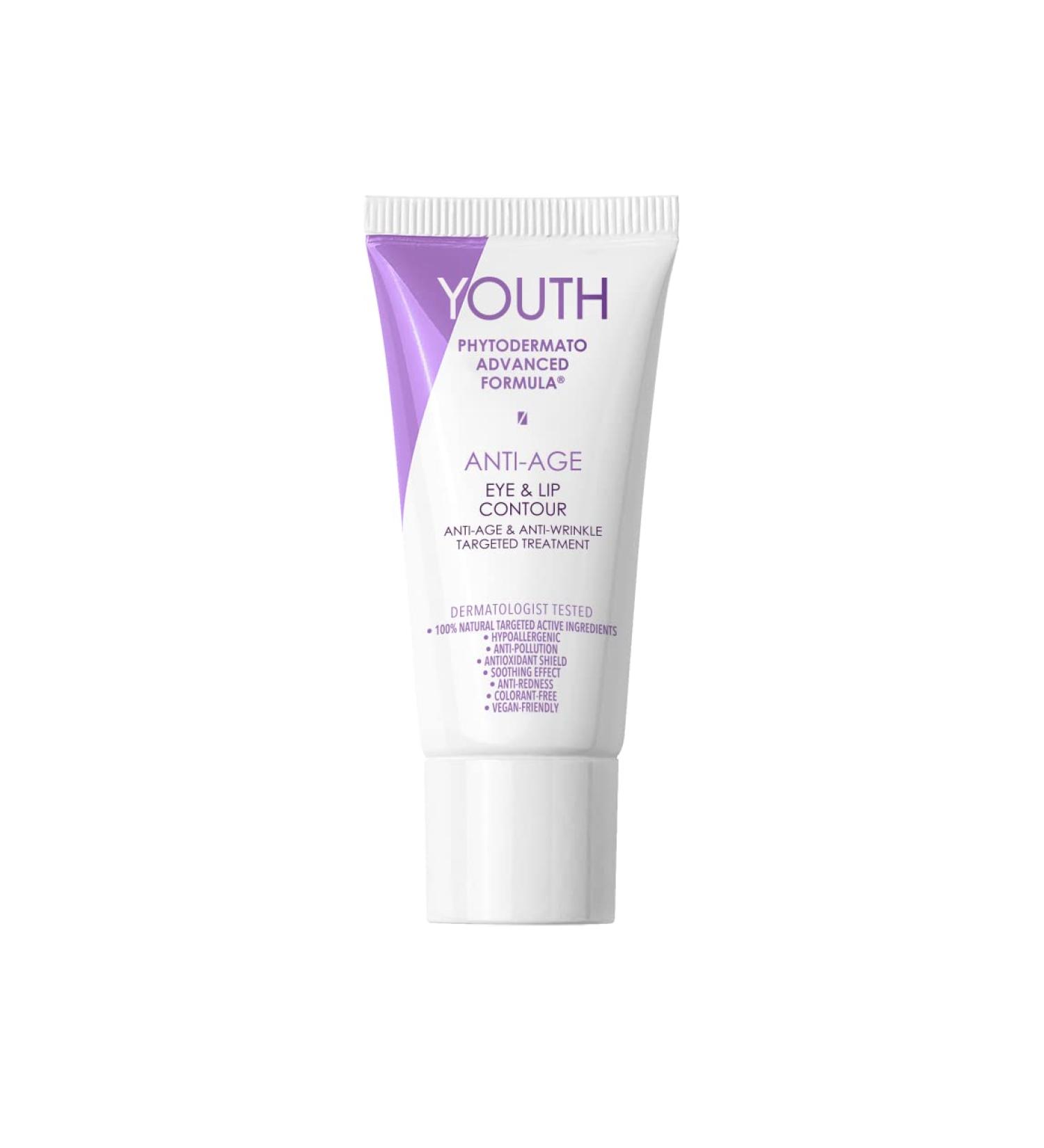 YOUTHPHYTO Advanced Eye & Lip Contour Cream - Anti-Ageing & Anti-Wrinkle Formula 0.7 Oz - International Shipping Available - Buy Online on GoSupps.com