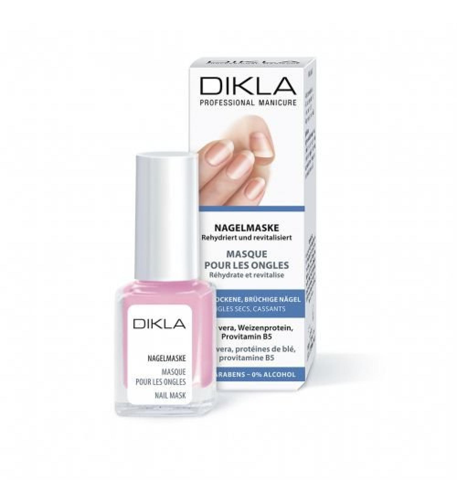 DIKLA Nail Mask 12 ml - Intense hydration for dry and brittle nails - With aloe vera and provitamin B5