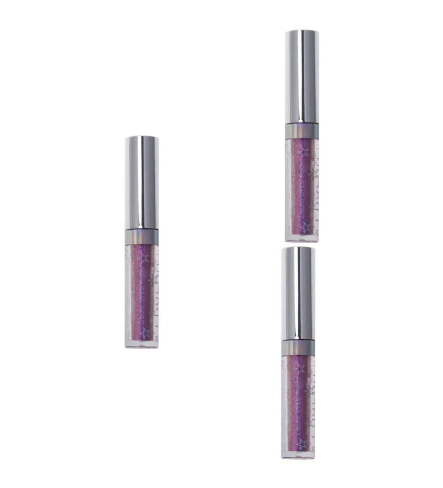 FOMIYES 3pcs Metallic Eyeshadow Glitter Eyeshadow Pearlescent Eyeshadow Liquid Eyeliner Flash Pigment - Buy Online on GoSupps.com