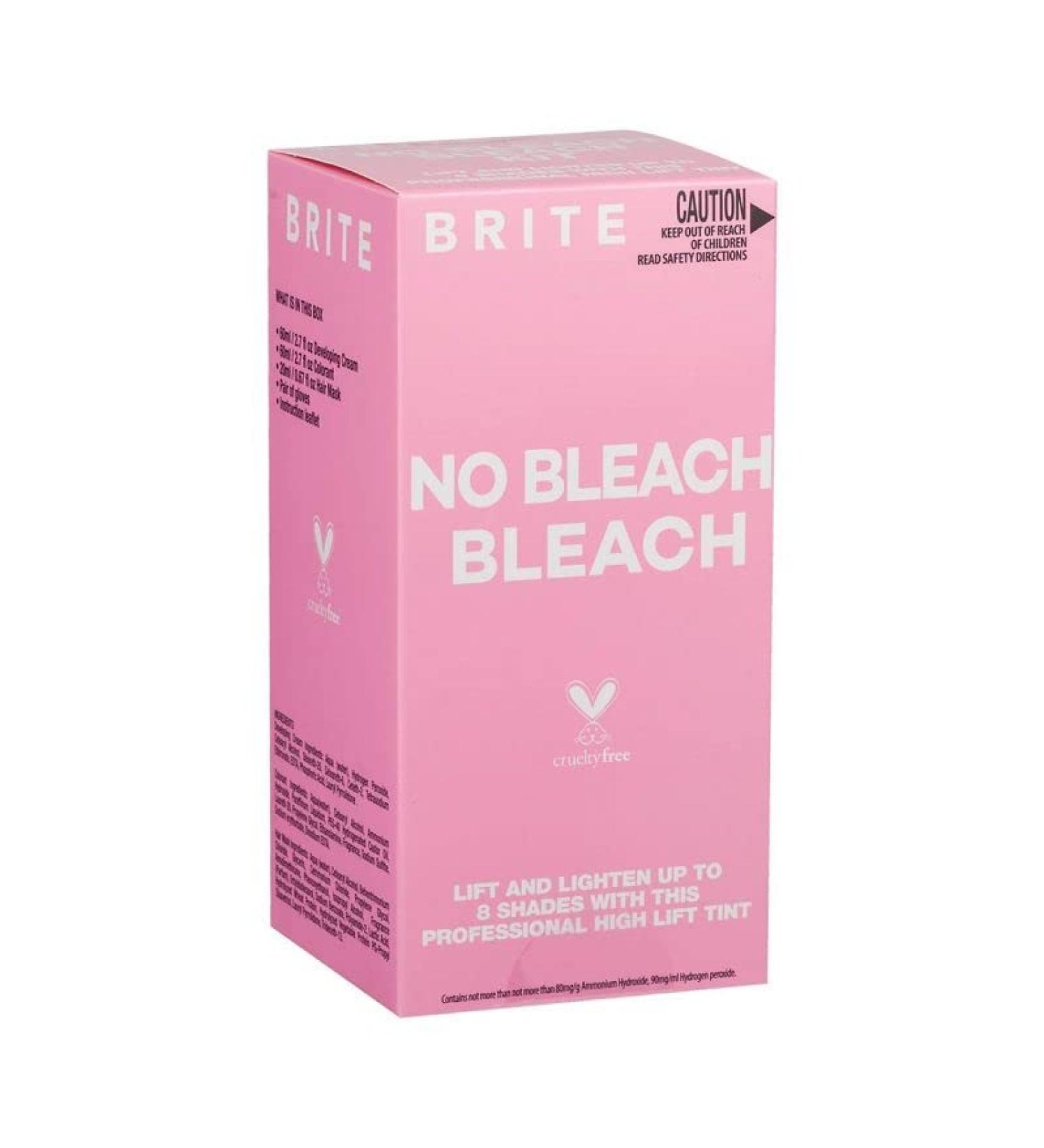 BRITE No Bleach Kit for Unbleached or Darker Hair Persulfate Free Curelty Free