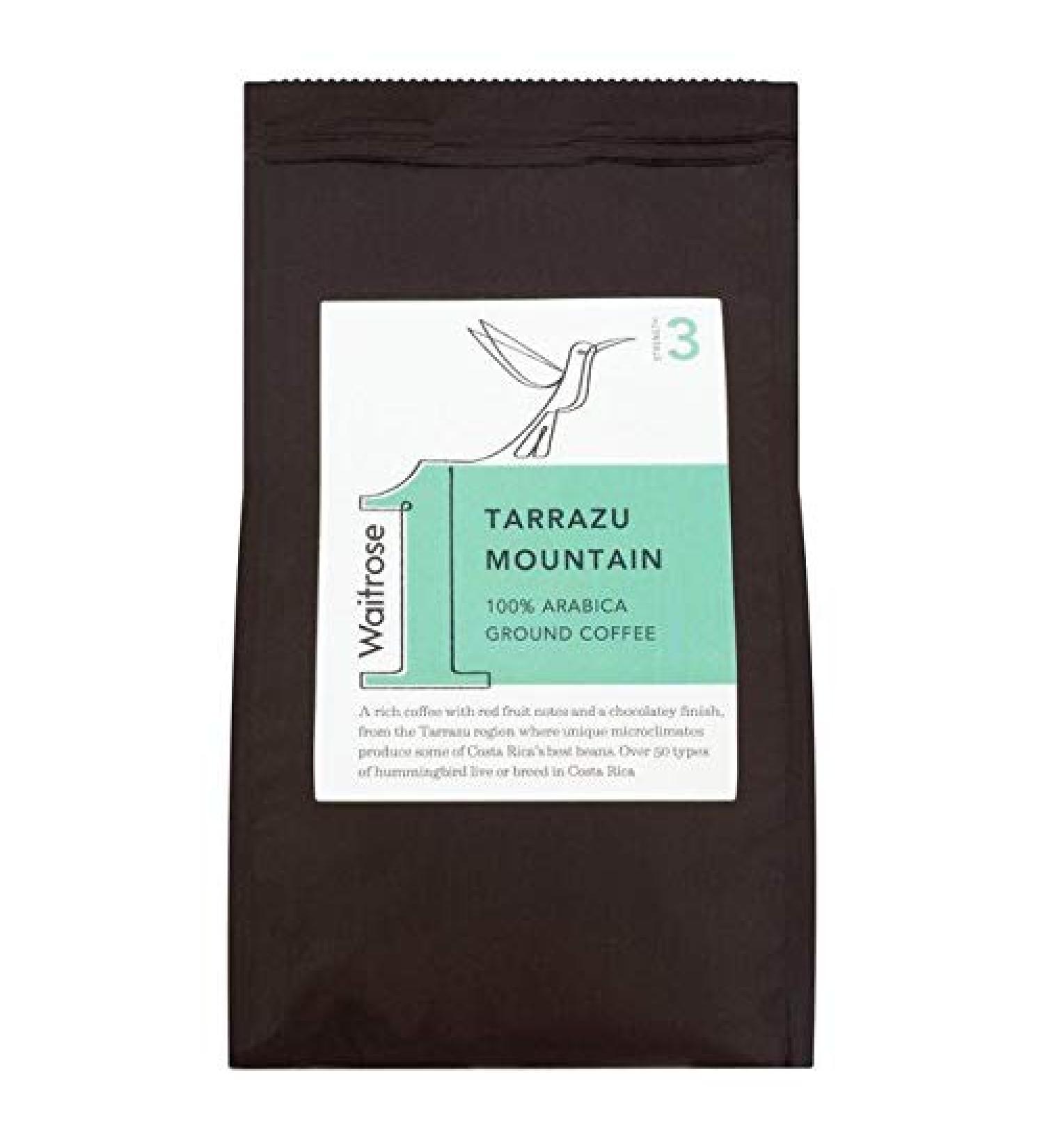 Waitrose 1 Tarrazu Mountain Ground Coffee 227g