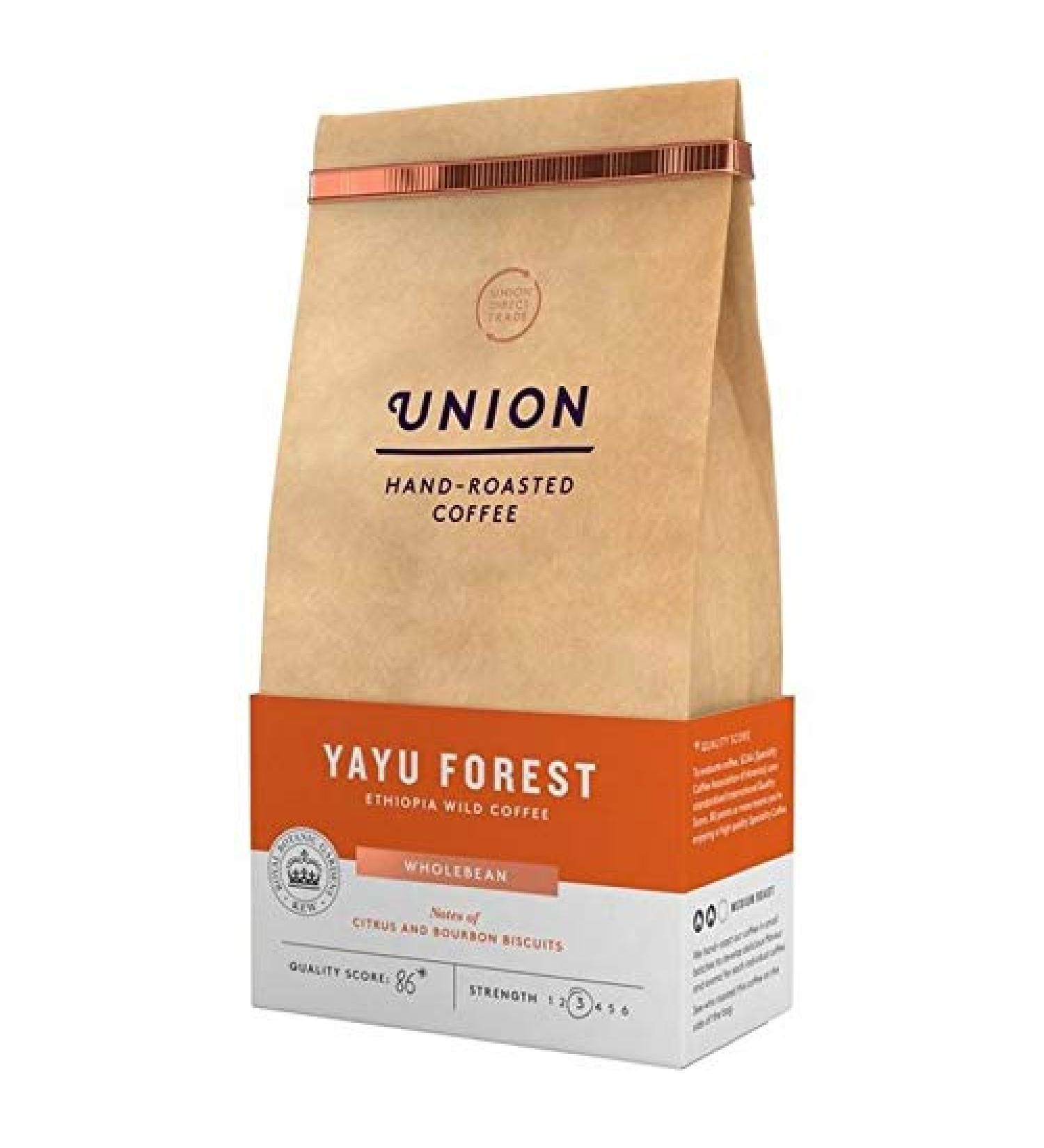 6X Union Hand-Roasted Yayu Wild Forest Wholebean Coffee 200g