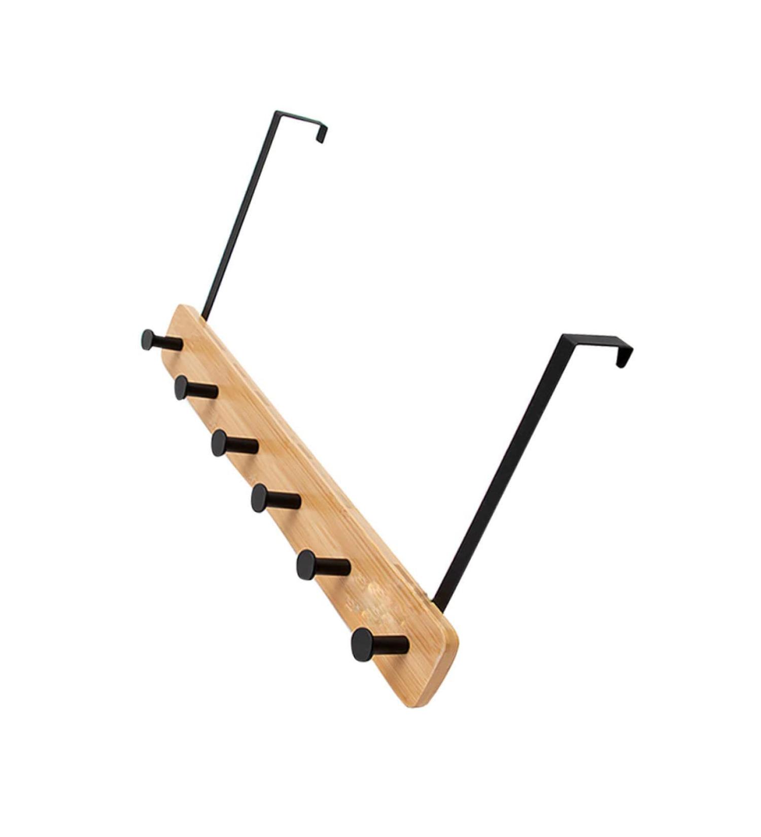 CHILDWEET Towel Hangers Coat Hanger Coat Hook Wall Mount Towel Holder Towel Rack with Shelf Coat Hooks No Punching Door Hook 6 hooks Khaki - Buy Online on GoSupps.com