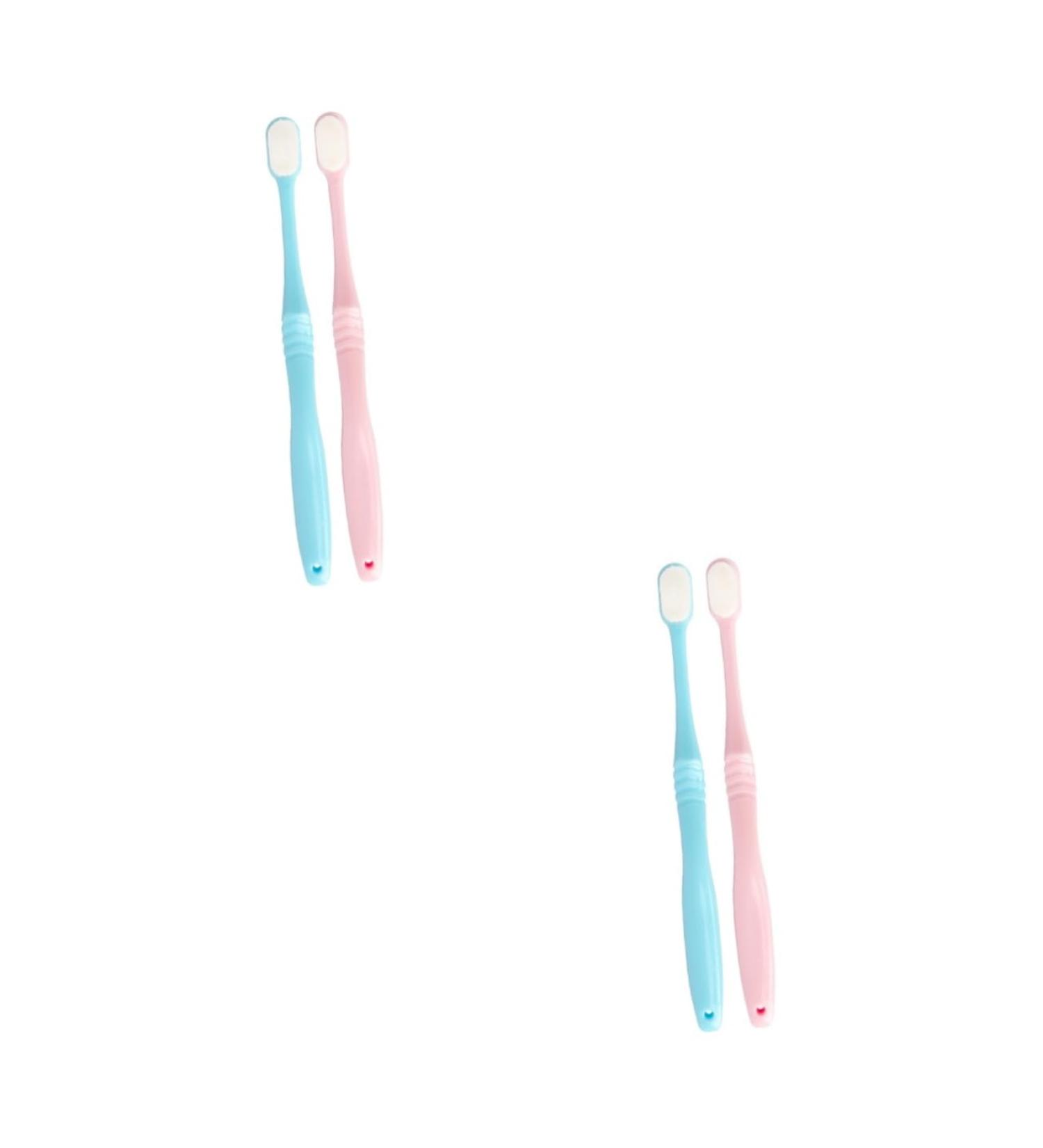 Frcolor 4-Piece Nano Ultra-Fine Soft Toothbrush Set for Children & Pregnant Women - Ideal for Daily Use & Gentle Care - Buy Online on GoSupps.com