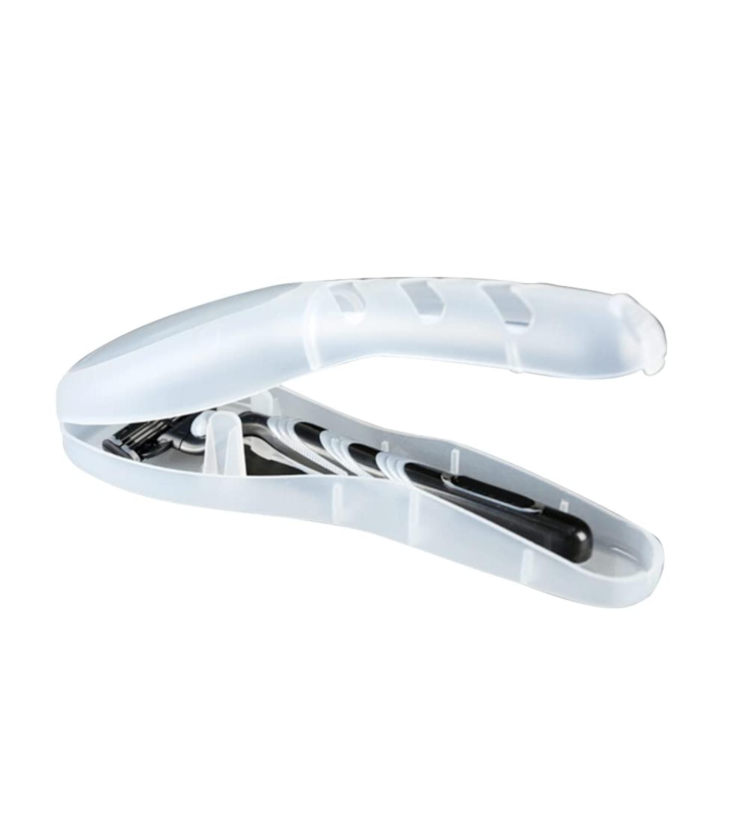 Travel Case for Razors | Waterproof & Dustproof Gillette Razor Holder | Secure Storage Box for Shaving Essentials - Buy Online on GoSupps.com