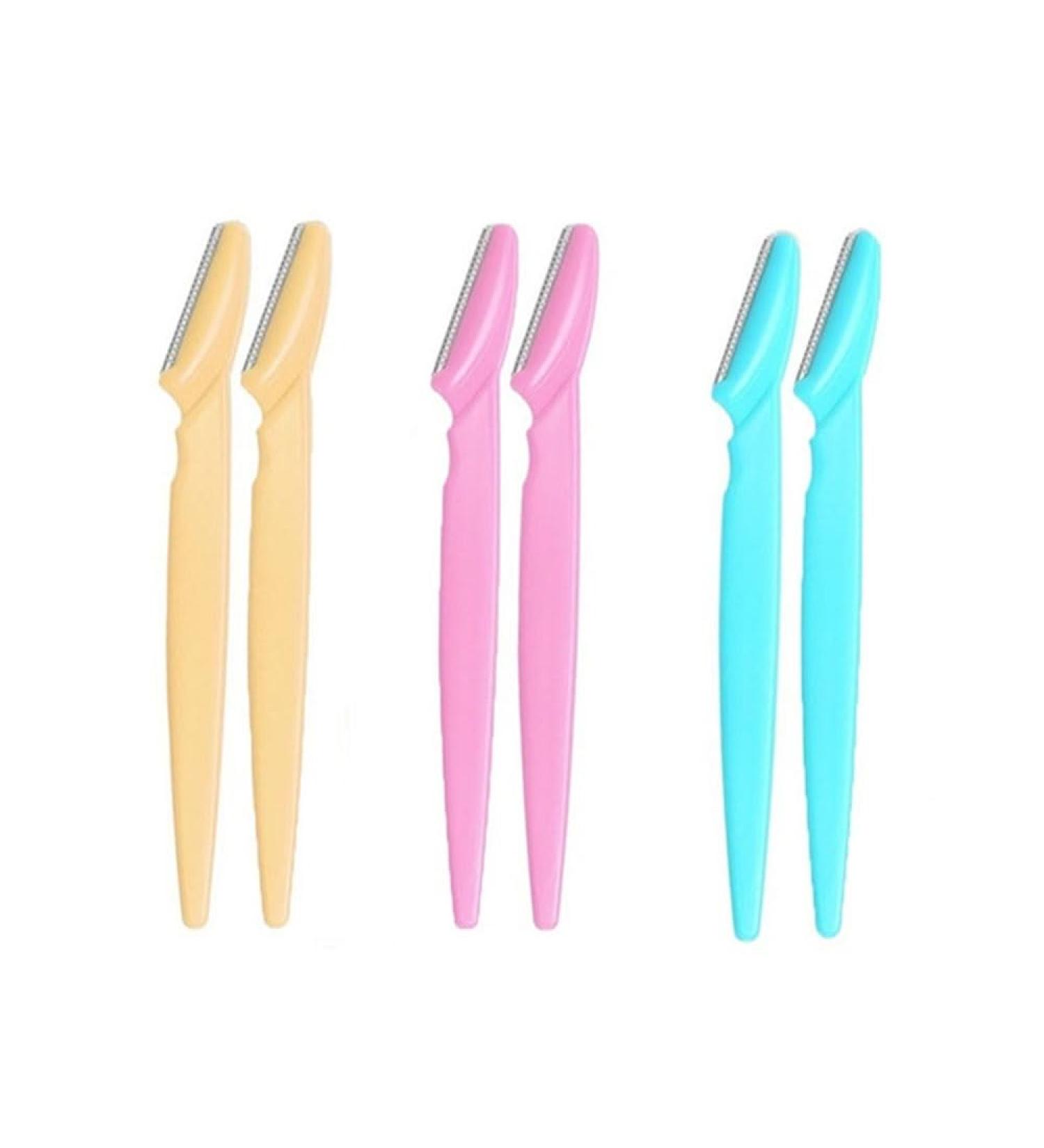 6 Pack Eyebrow Razors & Facial Hair Remover - Best Eyebrow Trimmer for Women & Men | International Shipping - Buy Online on GoSupps.com