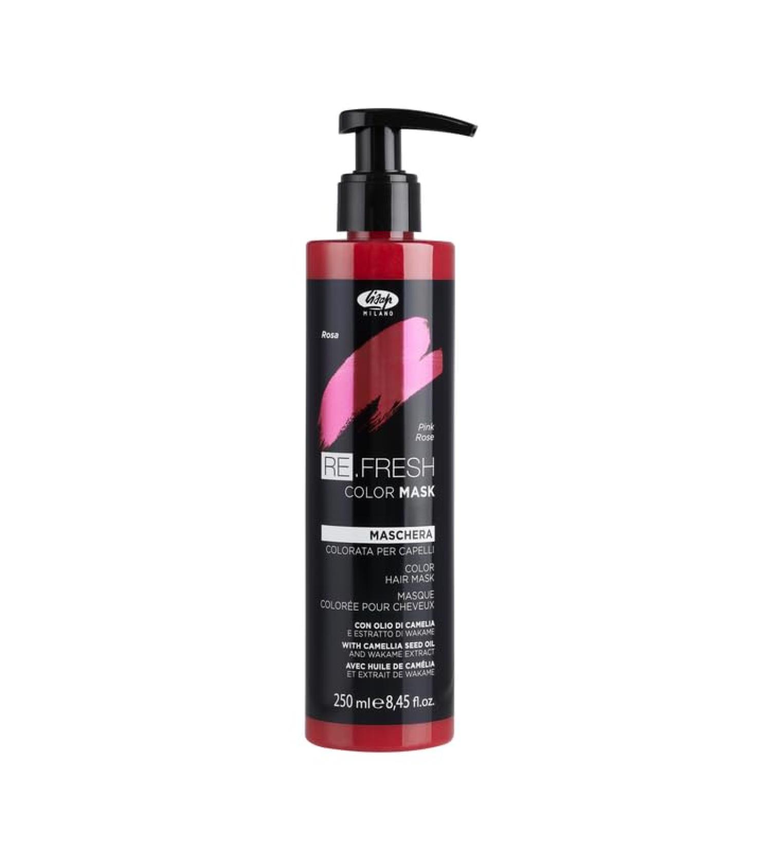 Lisap Refresh Camellia Oil Conditioner Mask - Color Depositing Gloss Treatment for Dry Damaged or Color Treated Hair 8.45 oz - Buy Online Internationally - Buy Online on GoSupps.com