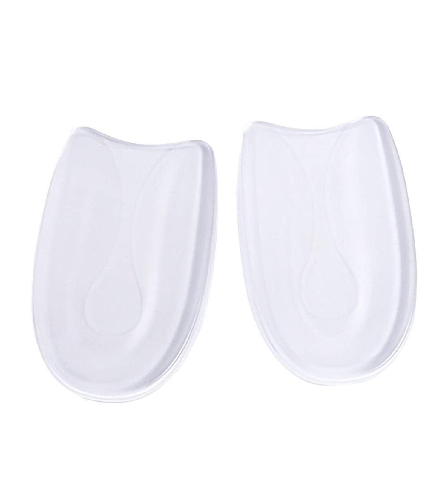 Extra Soft Gel Heel Grips - Self-Adhesive Cushions for Blister Prevention & Comfort - X-Large Clear - Premium Quality for Spurs & Heel Pain Relief - Buy Online on GoSupps.com