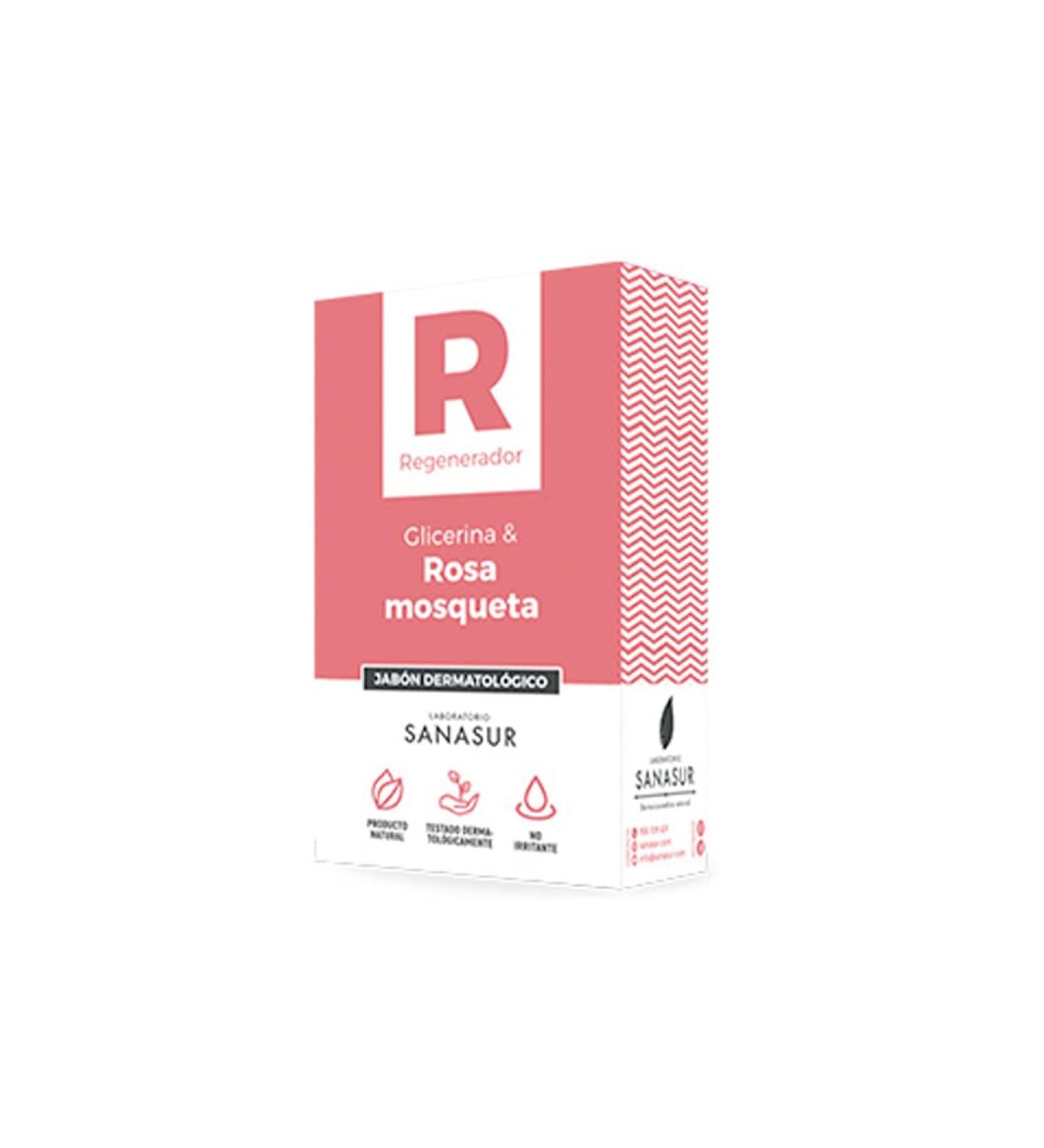 SANASUR Jabon Glicerine Rose Mosque 100g 100g