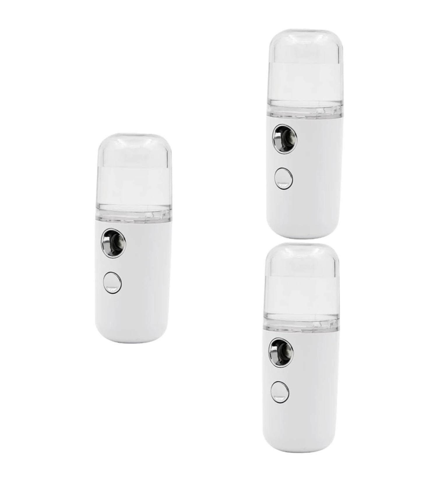 Hemoton 3 Pcs Mini Humidifier Spray Humidifier Skin Care Sprayer Nano Facial Mister Portable Humidifer White - Buy Online on GoSupps.com
