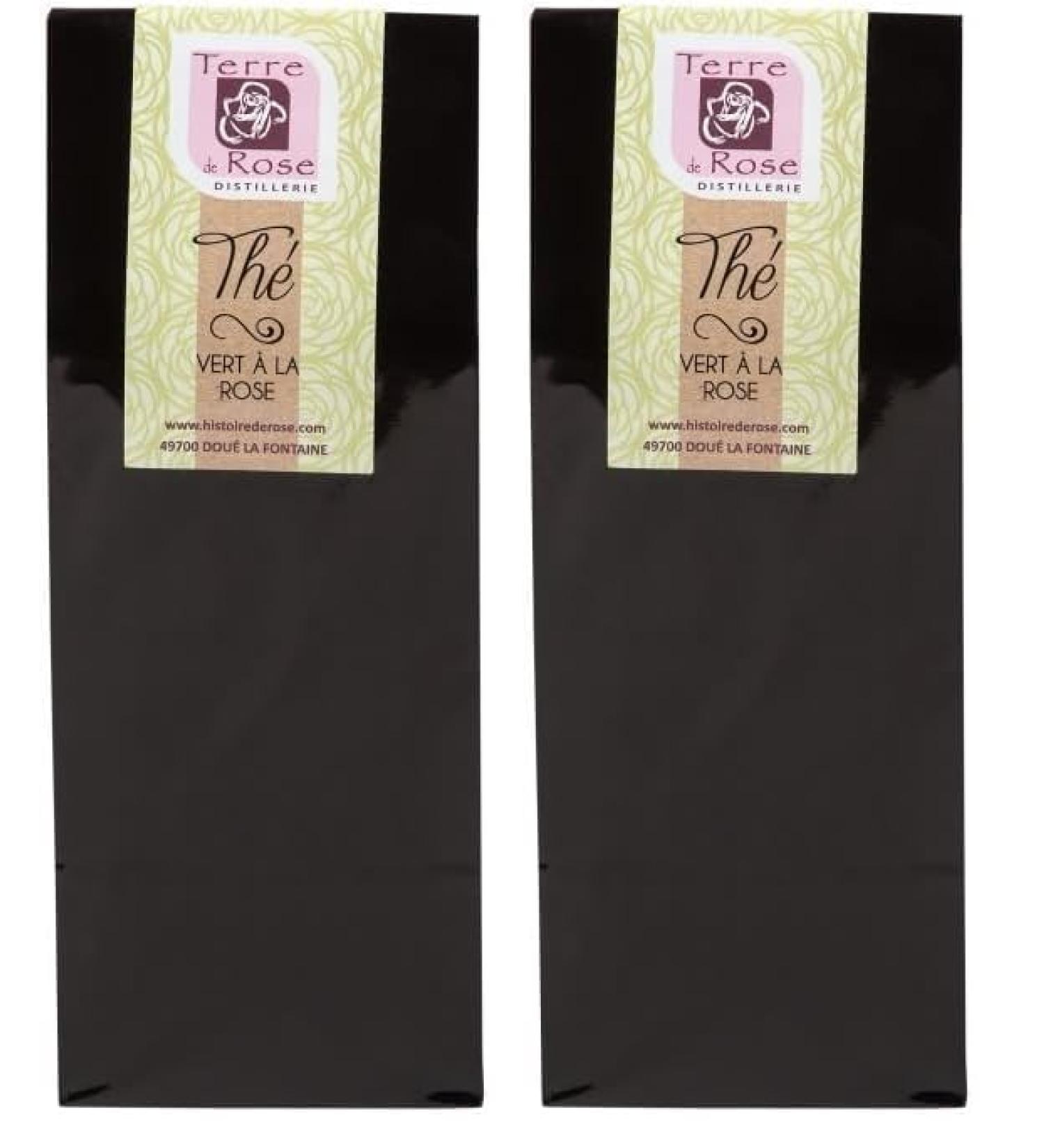 TERRE DE ROSE - Th rose 100g - produits artisanaux fran ais - made in France - effet et go t garantis - produits base de rose - bonbons artisanaux (Lot de 2) Rose Pack of 2 - Buy Online on GoSupps.com