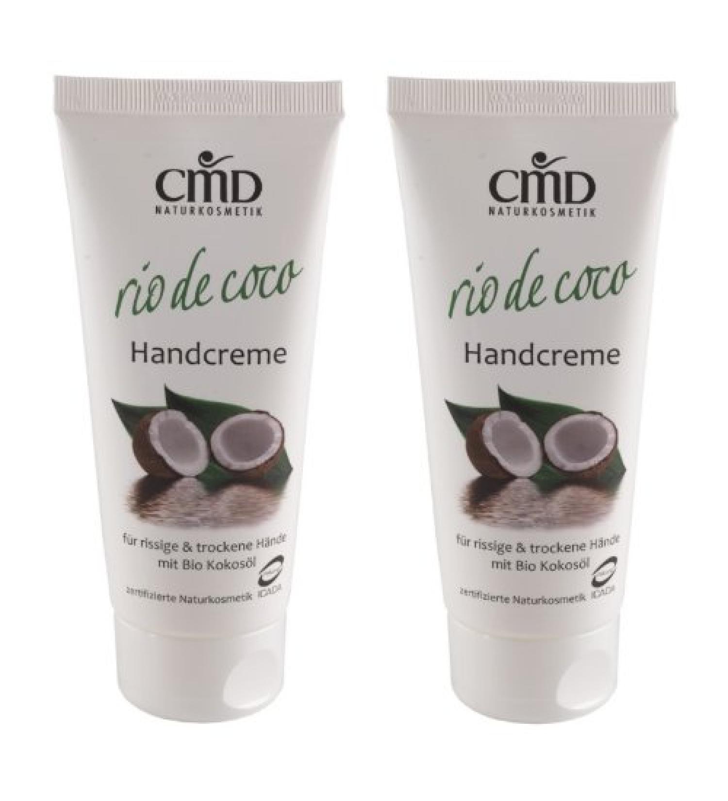 CMD Rio de Coco Hand Cream 2-Pack | Organic Vegan Coconut Oil | Natural Cosmetics for Soft Skin - Buy Online on GoSupps.com
