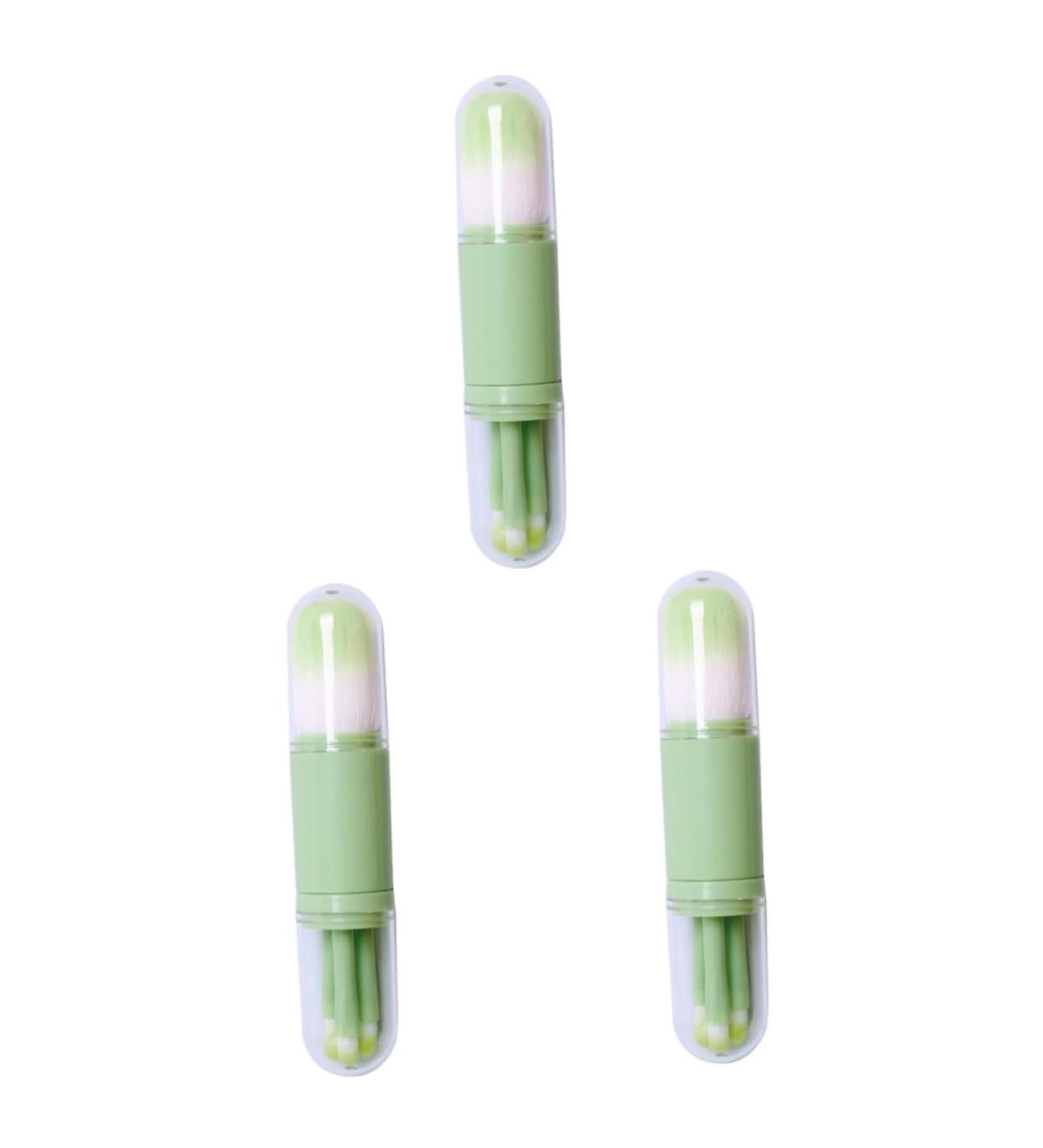 FRCOLOR 3 Sets Telescopic Makeup Brush Makeup Tools Eyeshadow Brush Convenient Makeup Tool Makeup Loose Powder Brush Girl Makeup Cosmetics Brush Portable Plastic Cosmetic Brush - Buy Online on GoSupps.com
