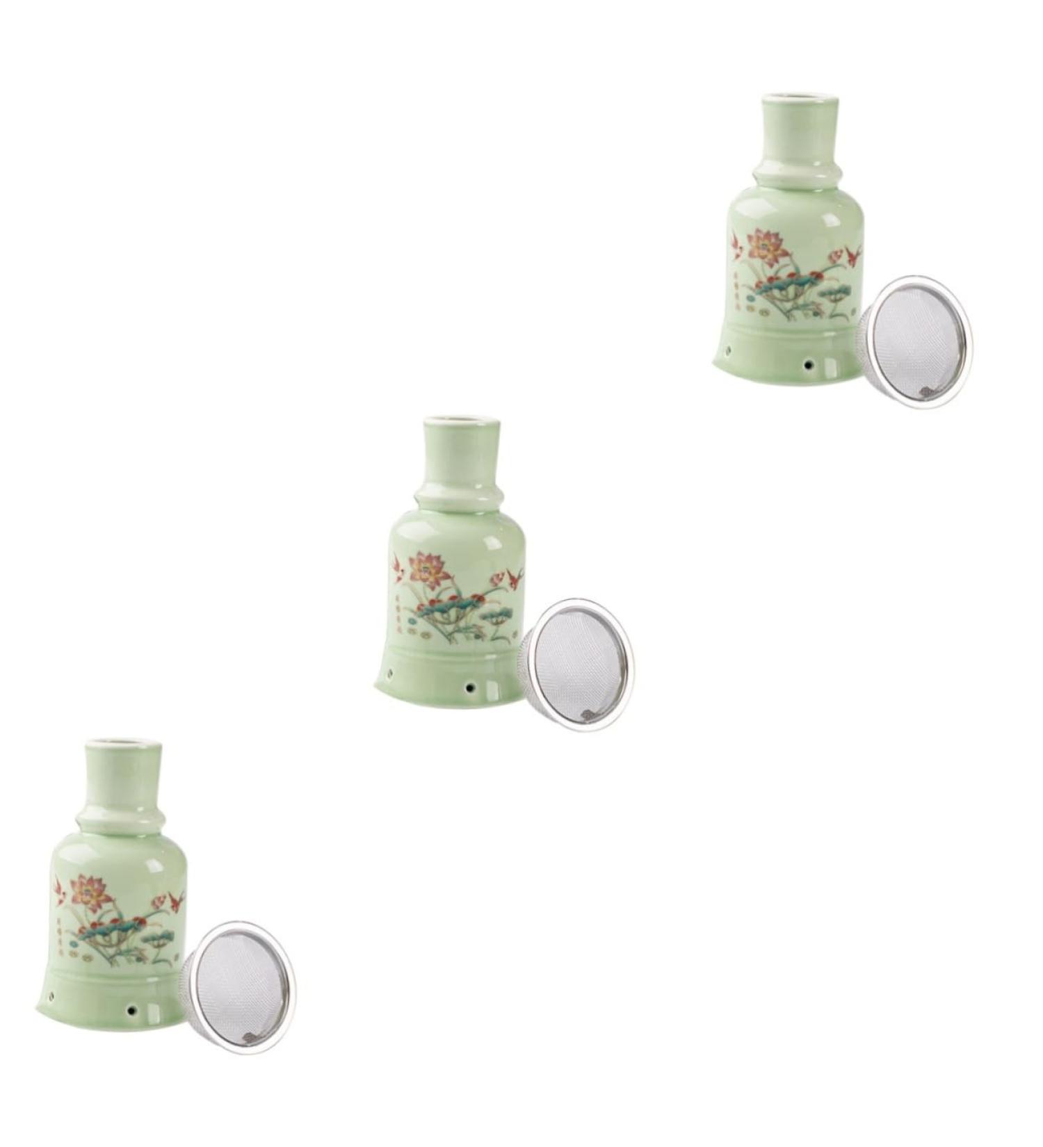 Beavorty Moxibustion Tools Set - 3 Pot Moxa Stick Enhancer & Healing Accessories for Effective Home Therapy - Buy Online on GoSupps.com