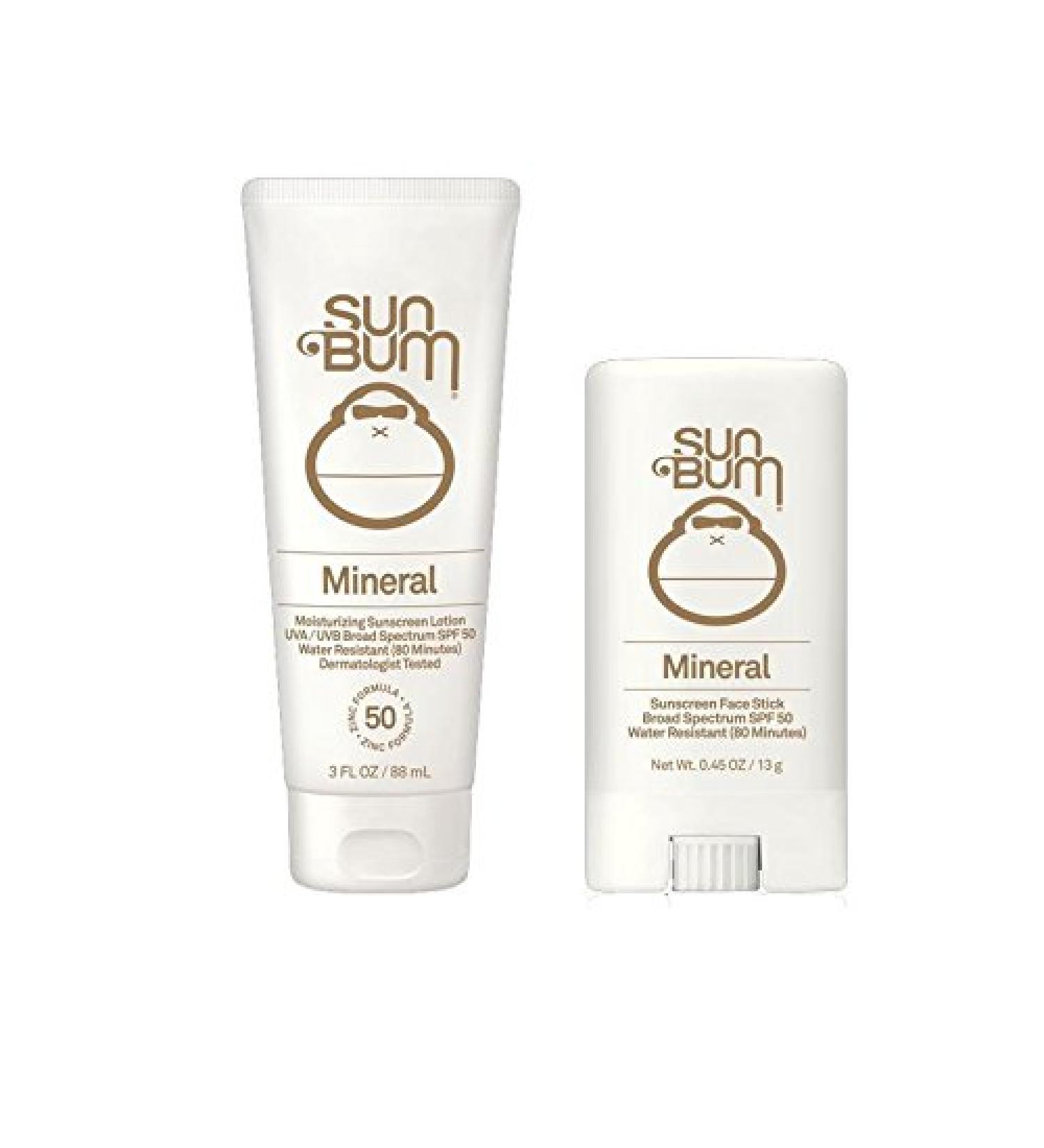 Shop Sun Bum Mineral Sun Care: Face Lotion & Stick for Ultimate SPF Protection - Buy Online on GoSupps.com