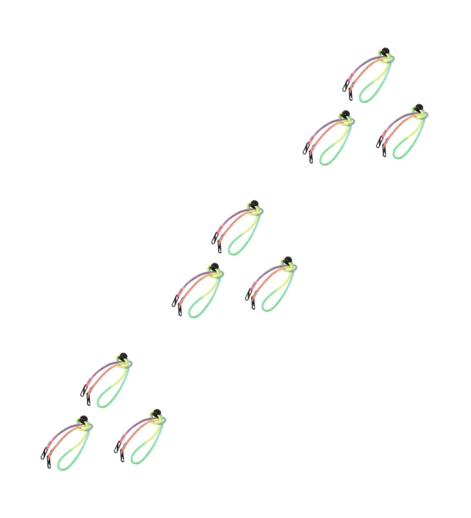 FRCOLOR 9 STK Adjustable Anti-Lost Rope Hat Band & Glasses Holder | Retro Snap Lens Mask Hookers for Caps & Face Masks | International Shipping Available - Buy Online on GoSupps.com