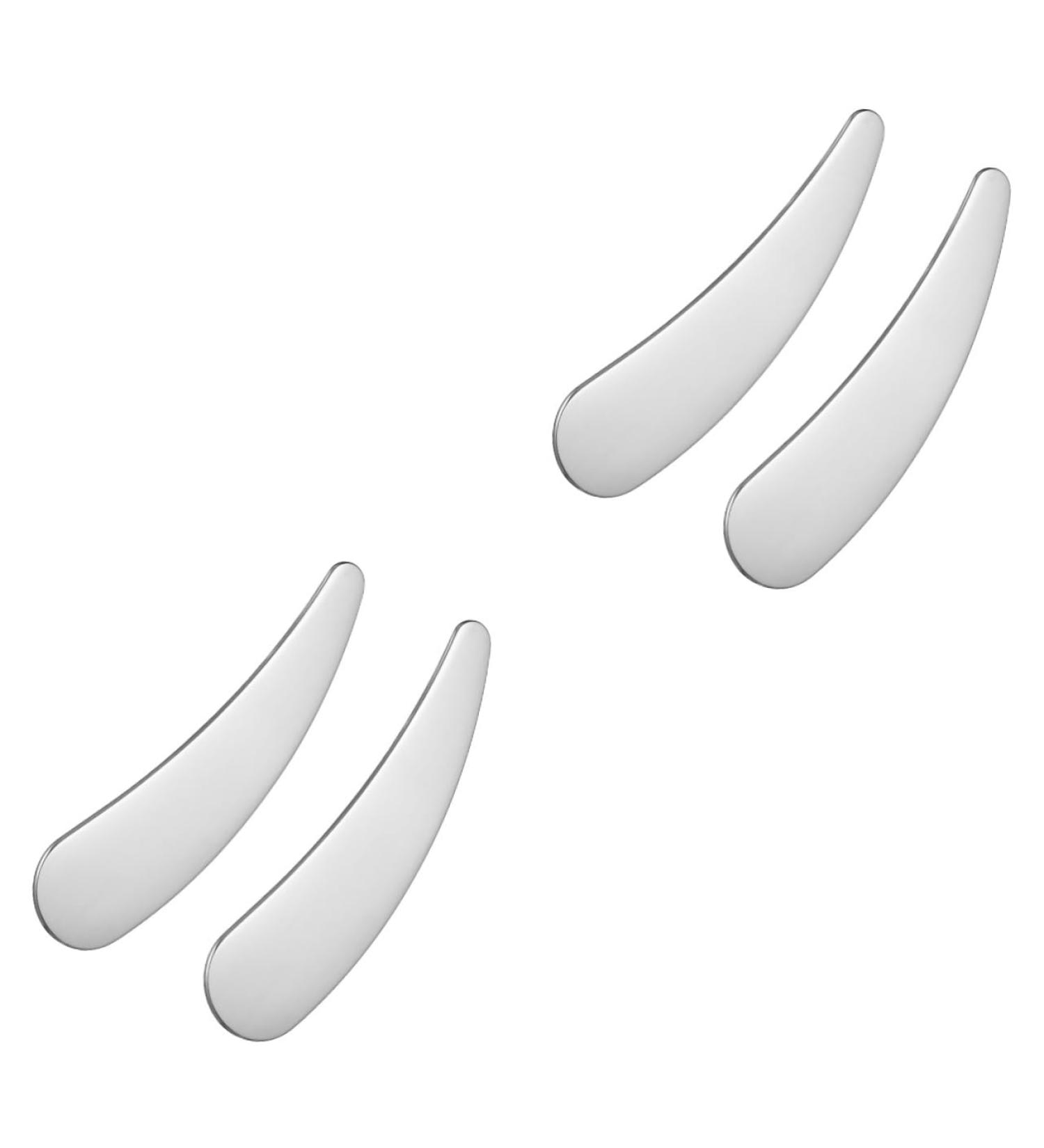 Hemoton 4 Pcs Cosmetic Spatula Facial Cream Spatula Beauty Spatula Makeup Spatula Foundation Spatula Facial Spatula Face Cream Scoop Beauty Scoop Make up Spatula Tool Mini Spatula 1 g (Pack of 1) As Shownx2pcs - Buy Online on GoSupps.com