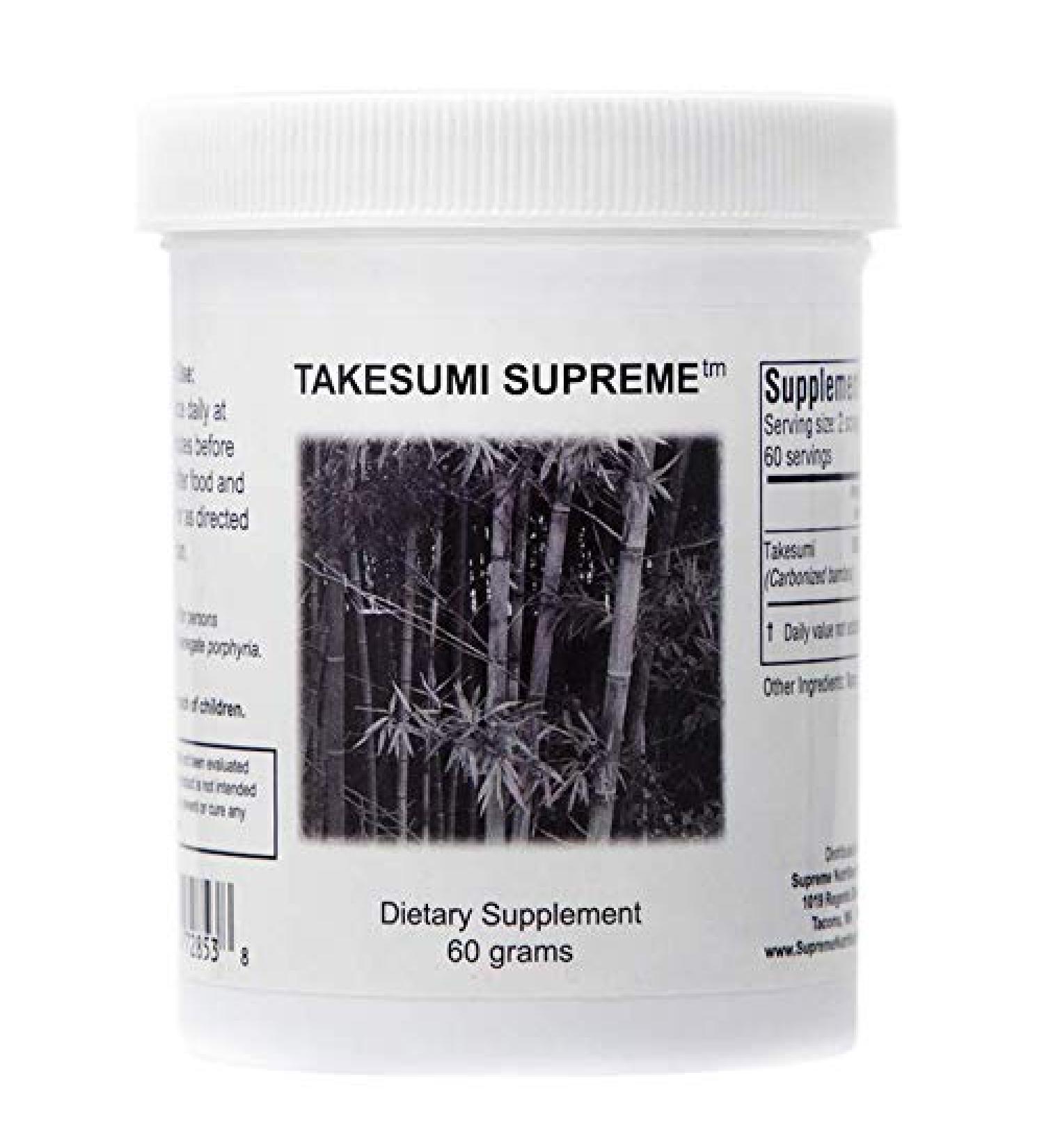 Supreme Nutrition Takesumi Supreme Pure Activated Bamboo Charcoal Powder - 60g - Buy Online on GoSupps.com
