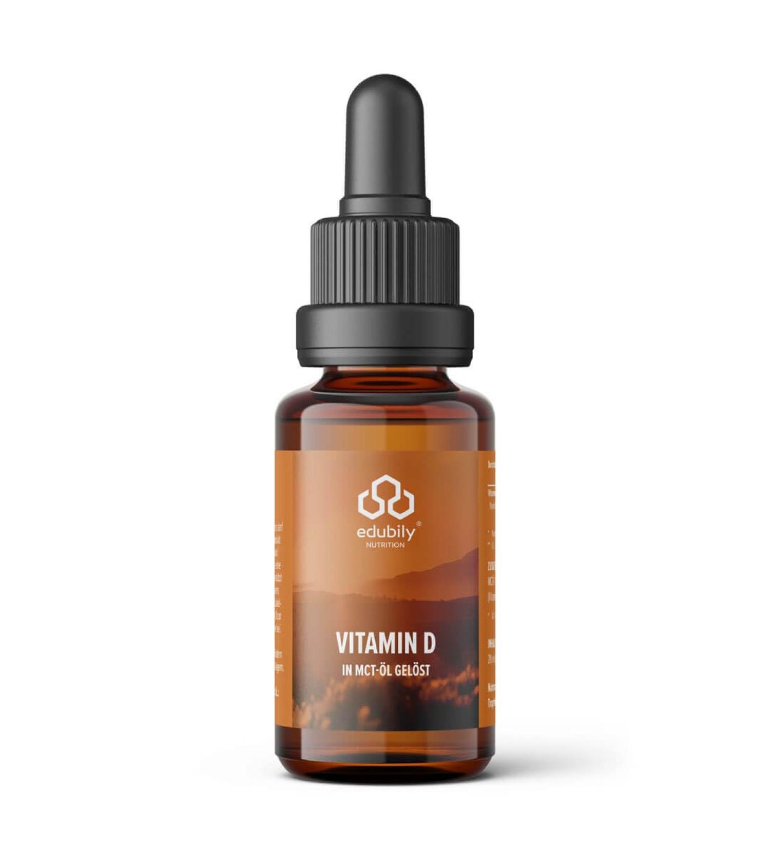  edubily nutrition edubily nutrition Vitamin D3 Drops without Vitamin K 20 ml - Cholecalciferol in MCT oil - Vegetarian - Vitamin D contributes to the normal function of the immune system bones and - Buy Online on GoSupps.com