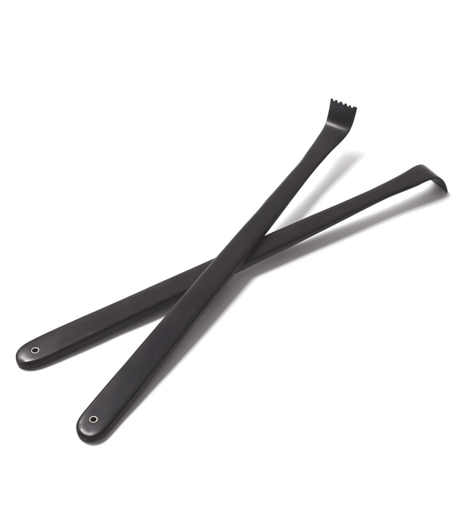 2-Piece Wooden Back Scratchers (43cm) - Handheld Relaxation Massage Device for Itch Relief & Body Relaxation - Buy Online on GoSupps.com