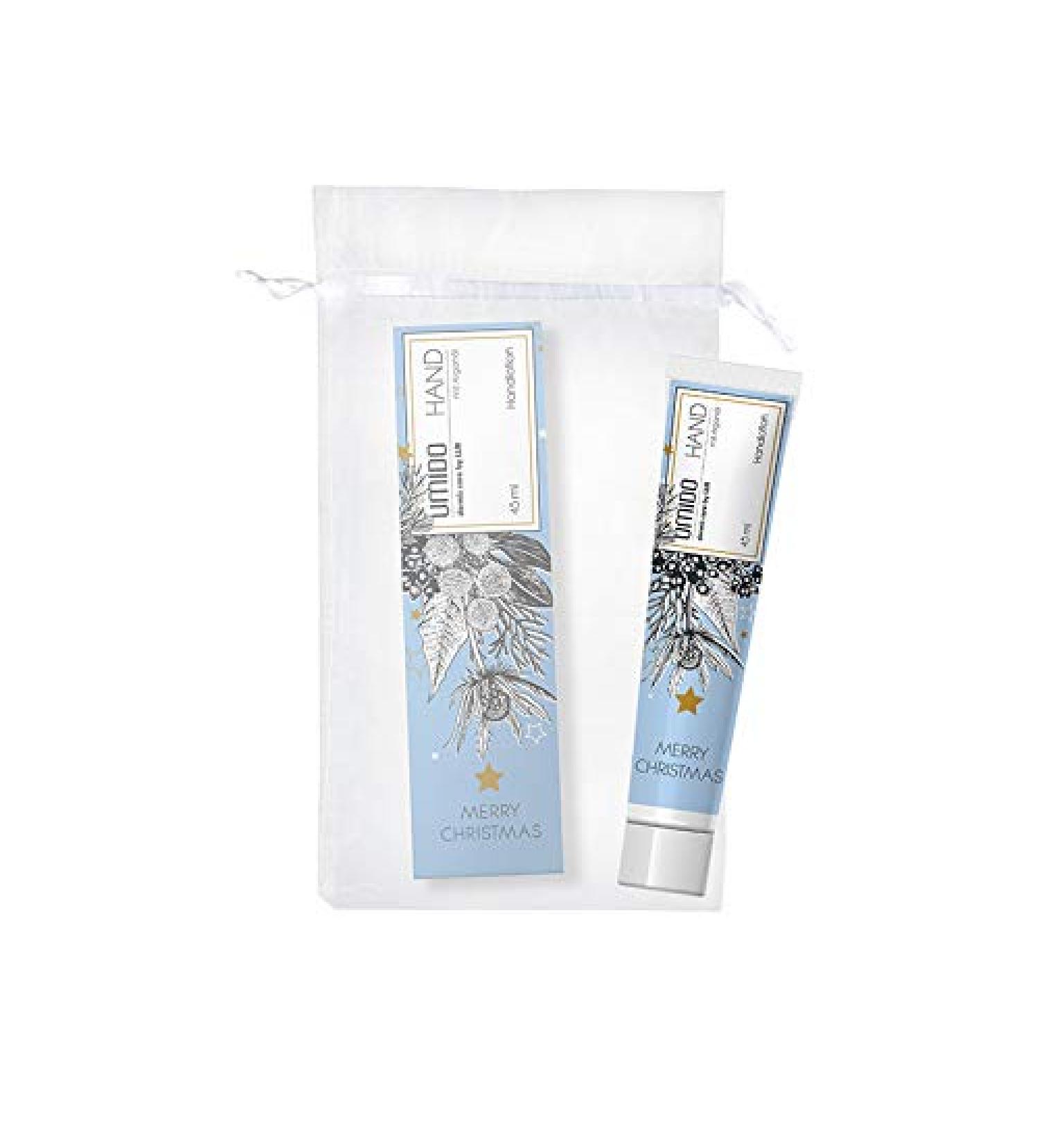 UMIDO Beauty Set Hand Lotion 45 ml Argan Oil Christmas - 1 x 45 ml + Organza Bag (6-BYS)