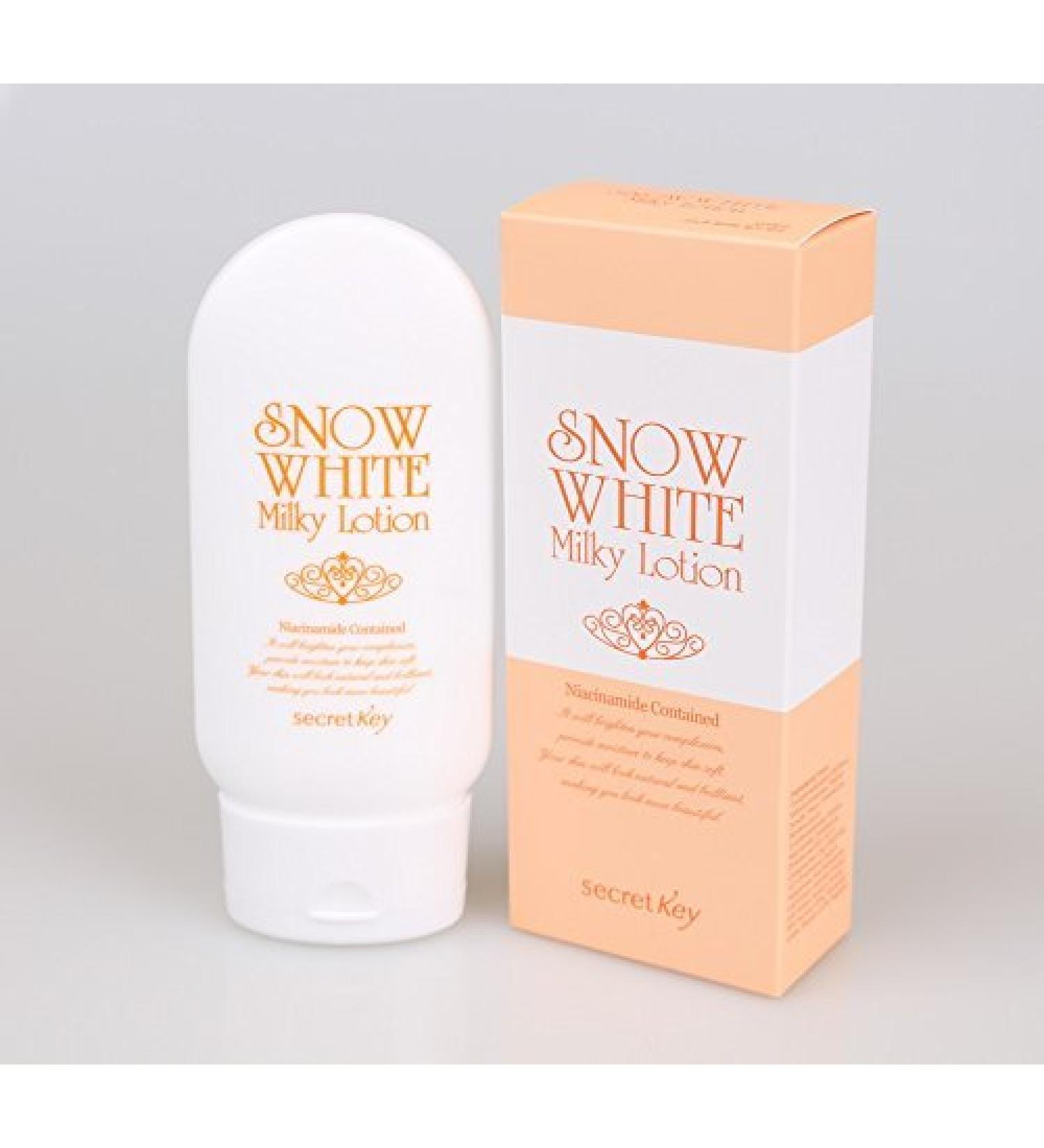 Buy Secret Key Snow White Milky Lotion 120g - Best Korean Cosmetics for Brightening & Moisturizing Skin - International Shipping Available - Buy Online on GoSupps.com