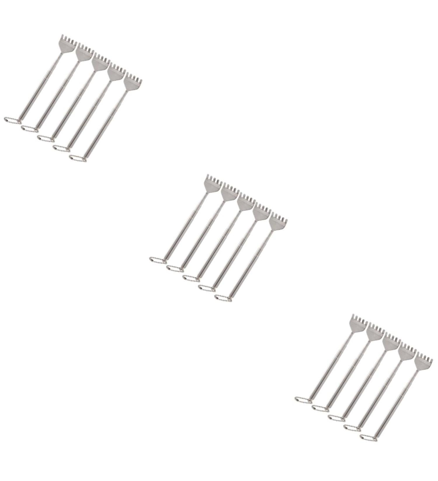 Beaupretty Telescopic Back Scratchers & Scalp Massager - 15 Stk Metal Scrapers for Men | Knee Protectors | Best Itchy Relief Tools - Buy Online on GoSupps.com