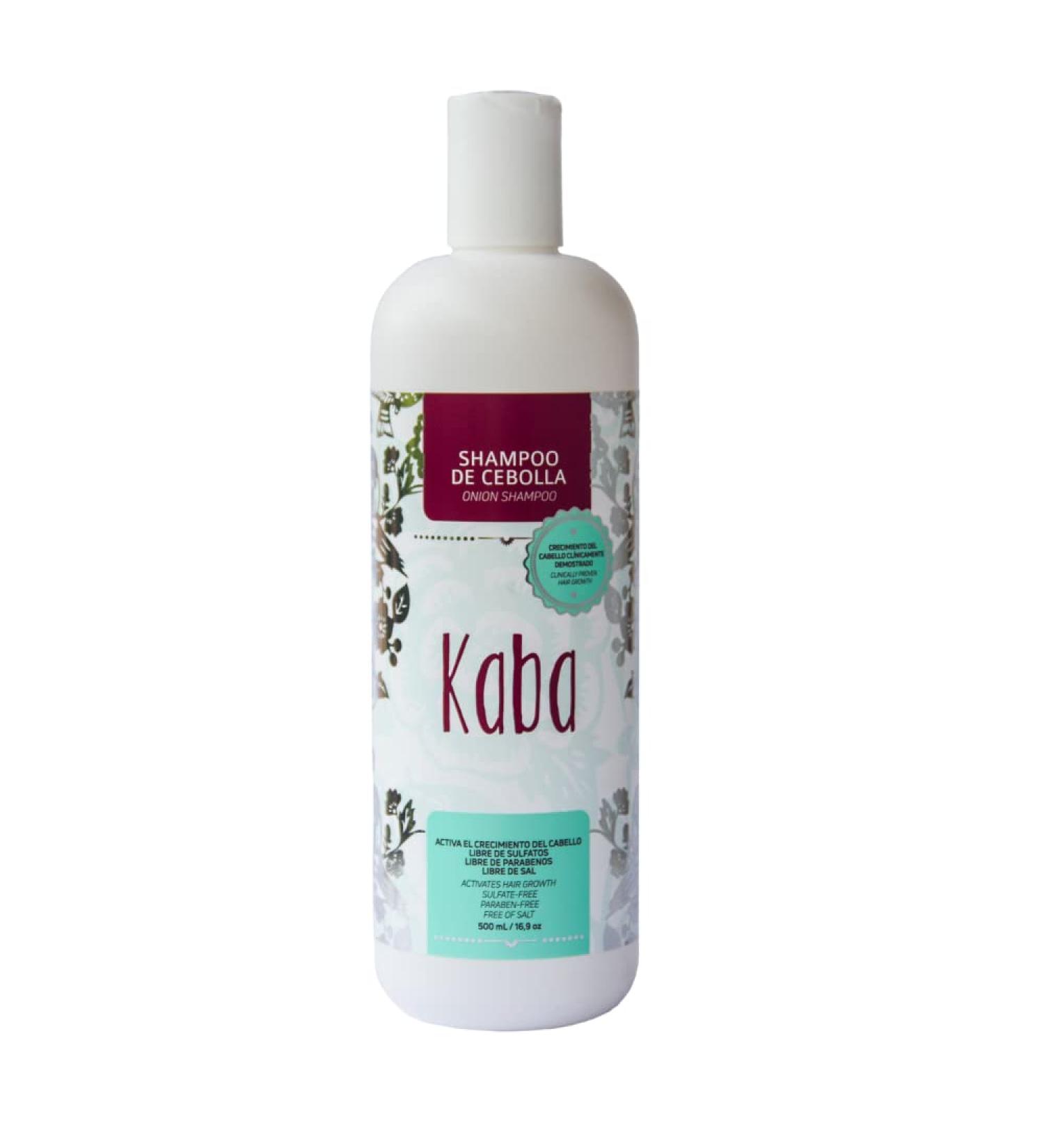 Kaba Red Onion Shampoo 16.9 oz - Hair Growth & Loss Treatment, Clinically Proven Formula, No Onion Smell | Buy Now - Buy Online on GoSupps.com