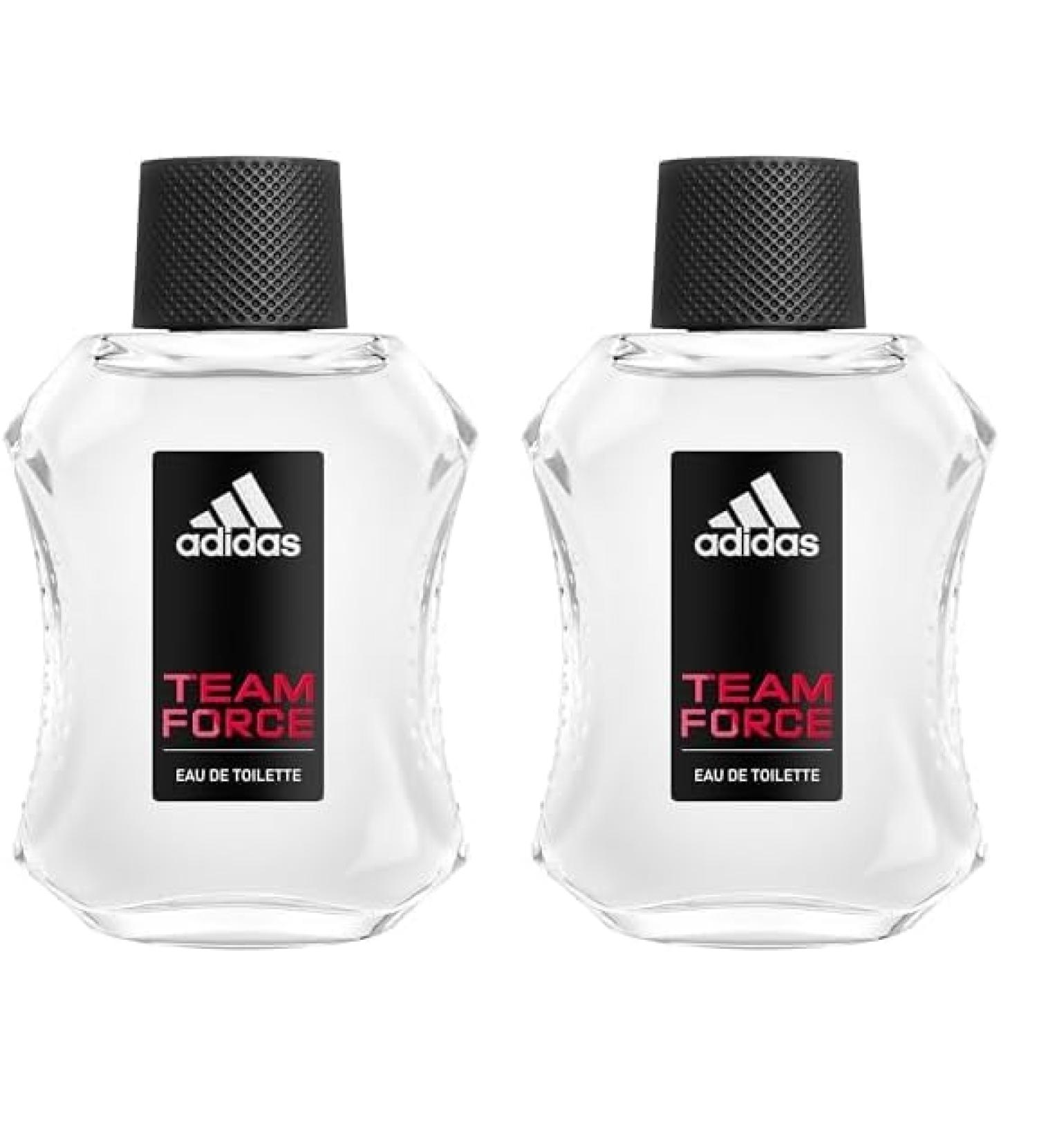 adidas Team Force Eau De Toilette Spray for Men 3.4 fl oz (Pack of 2) Eau De Toilette 3.4 Fl Oz (Pack of 2) - Buy Online on GoSupps.com