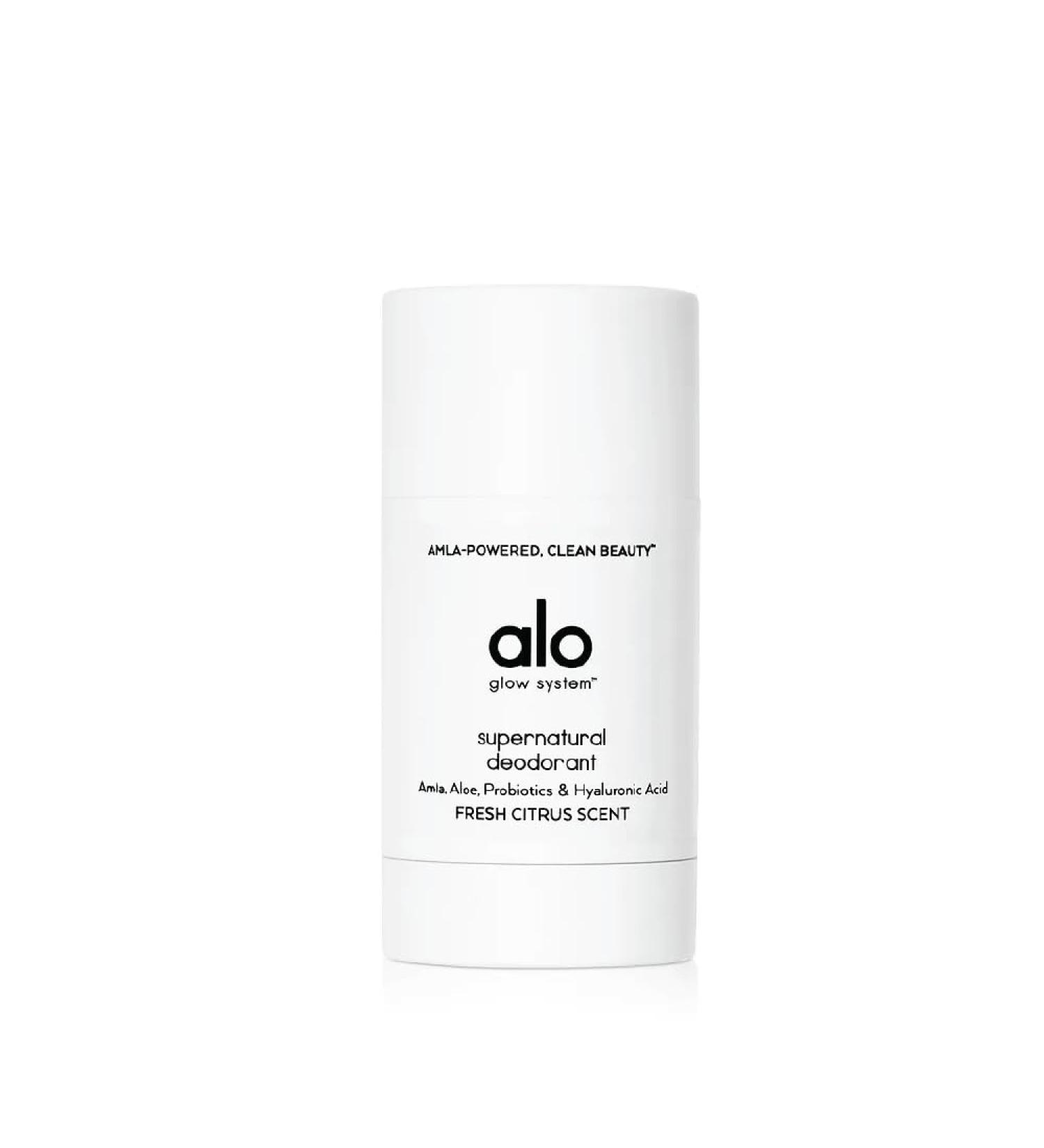 Alo Supernatural Deodorant - Long-Lasting Citrus Scent Aluminum & Baking Soda-Free Skin-Saving Soothing Formula - 1.7 Oz - Buy Online on GoSupps.com