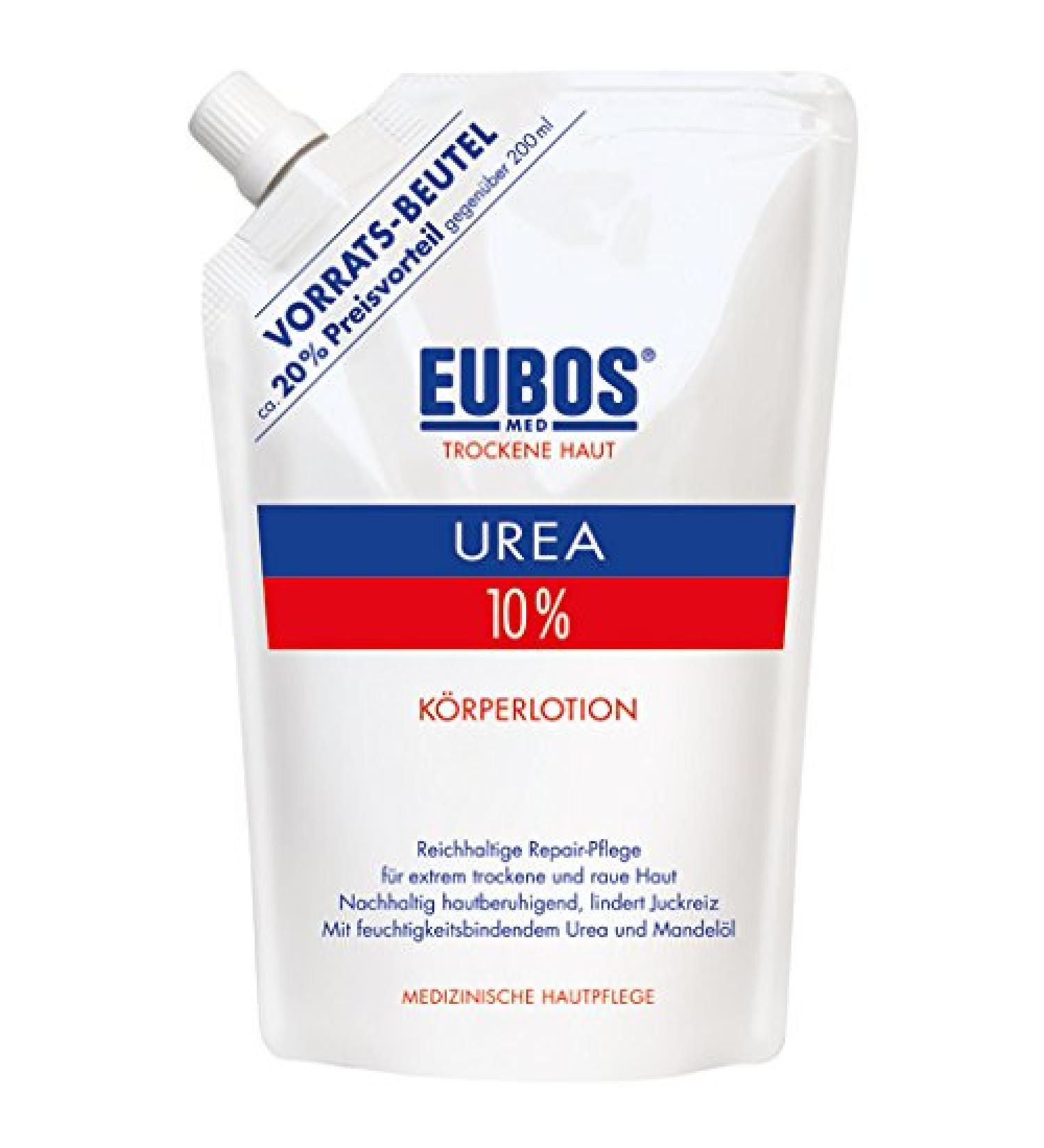 Urea 10% body lotion saving set 2 x 400 ml rich repair care for extremely dry and rough skin.Sustainable skin -calming relieves itching