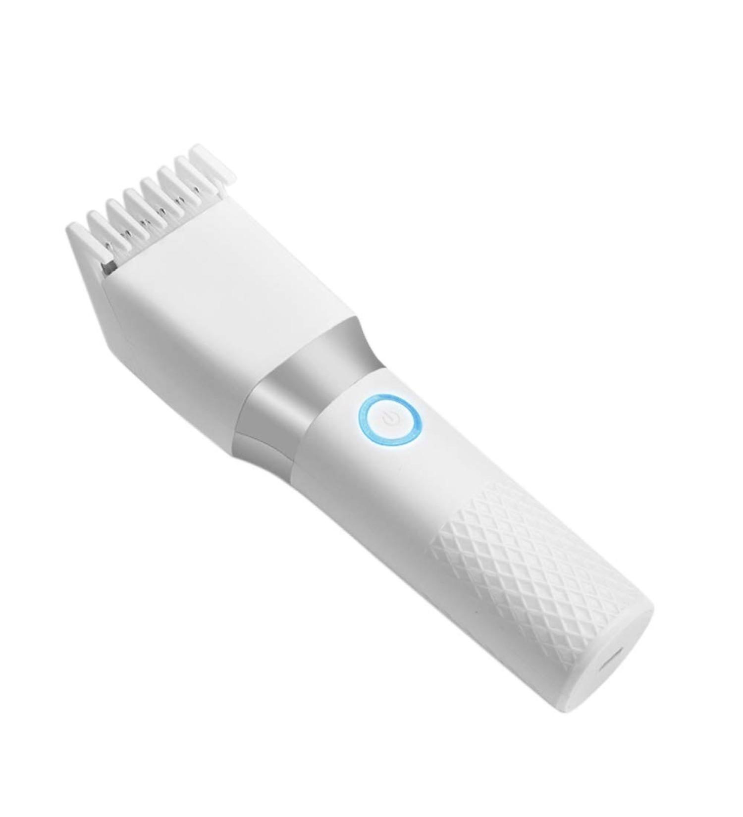 Electric Hair Clipper - USB Fast Charge Ceramic Hair Clipper for Men - White | International Shipping - Buy Online on GoSupps.com