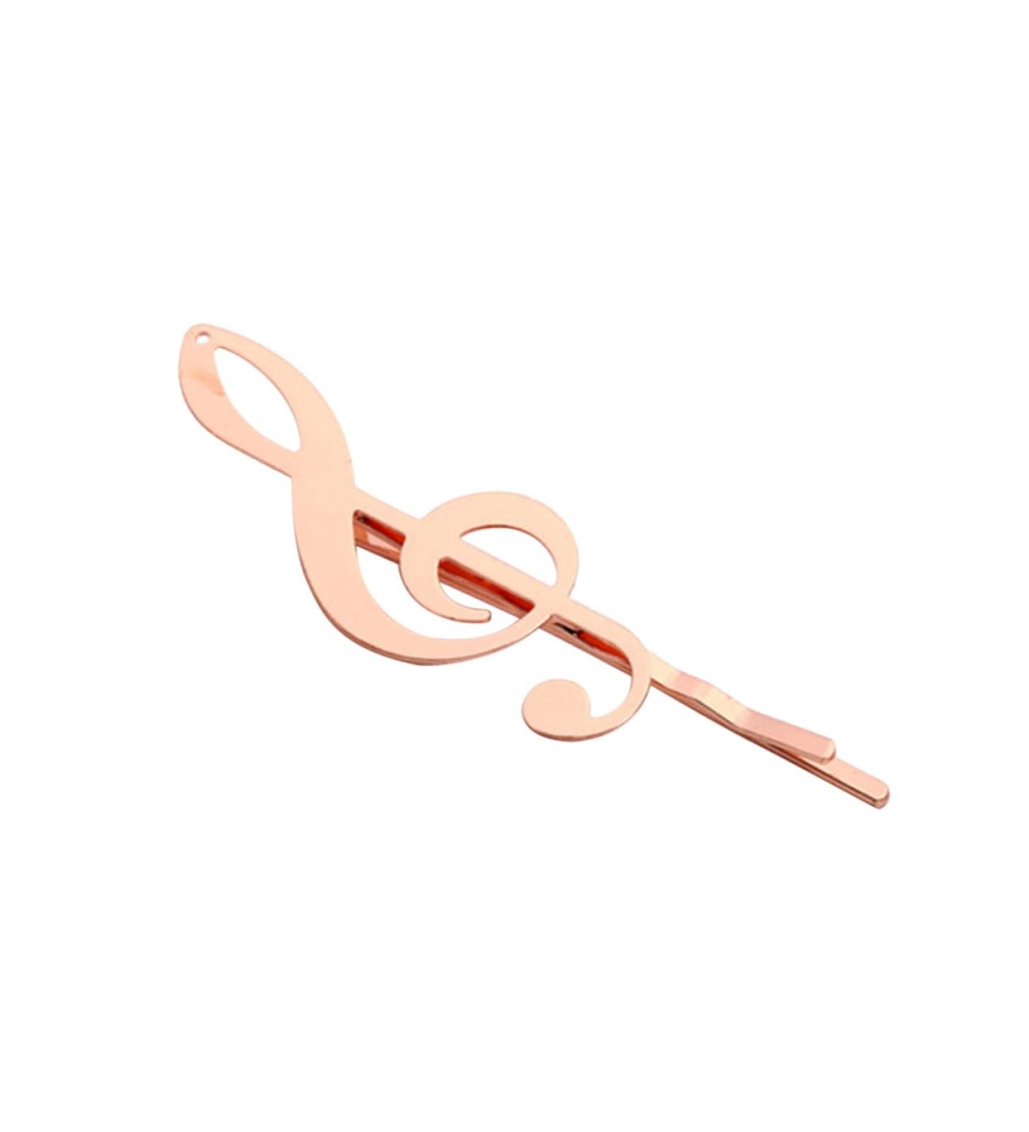 minkissy Hairpins for Co-workers Hair Pin Musical Note Hair Clip Alloy Hair Clip Hair Clips for Girls Goody Hair Clips for Women Girl Hairpin Women Hairpin Rose Gold Women's - Buy Online on GoSupps.com