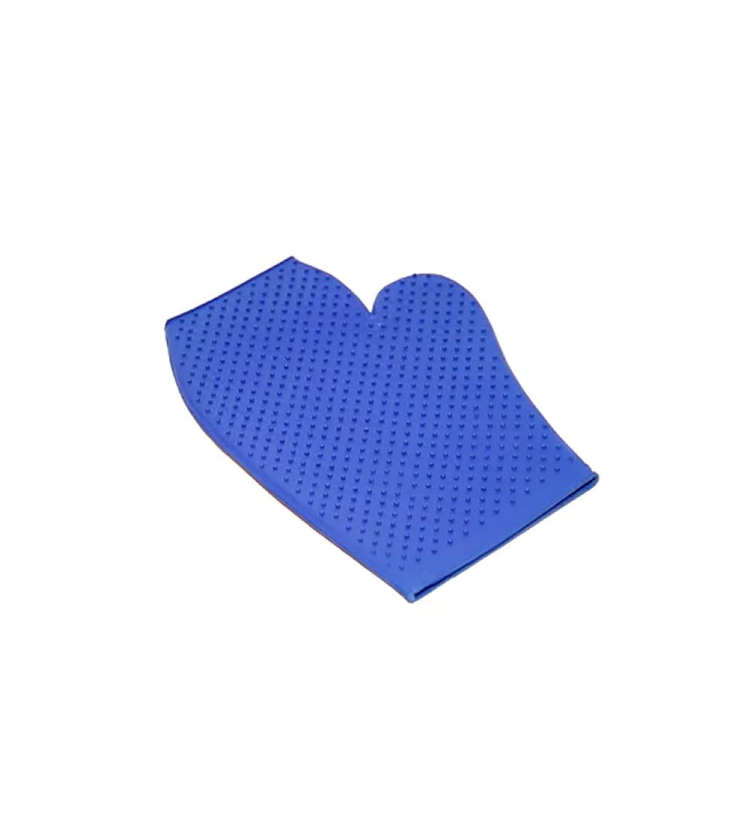 New The Epic Animal Massage Glove Rubber Blue