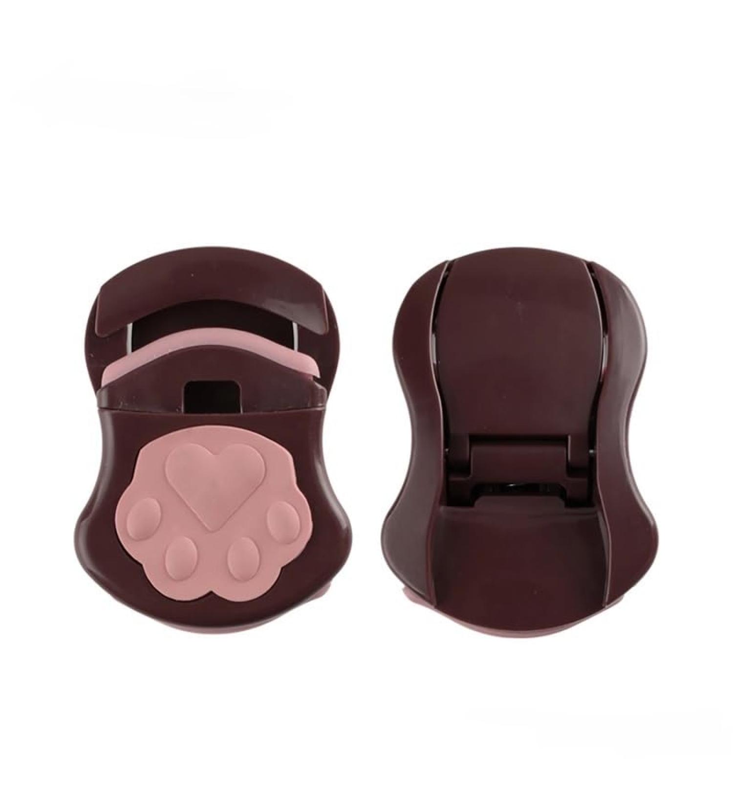 Effortless Lash Curler: Instant Eye-Opening Effect Easy-to-Use Eyelash Curling Tool-Design for Home & Travel(Brown(1Pc)) - Buy Online on GoSupps.com