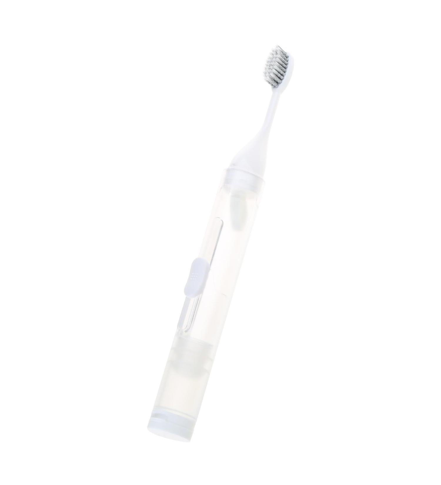 Haiaxx Portable Folding Toothbrush - Ideal Travel & Camping Toothbrush for Men & Women | Includes Toothpaste Holder - Buy Online on GoSupps.com