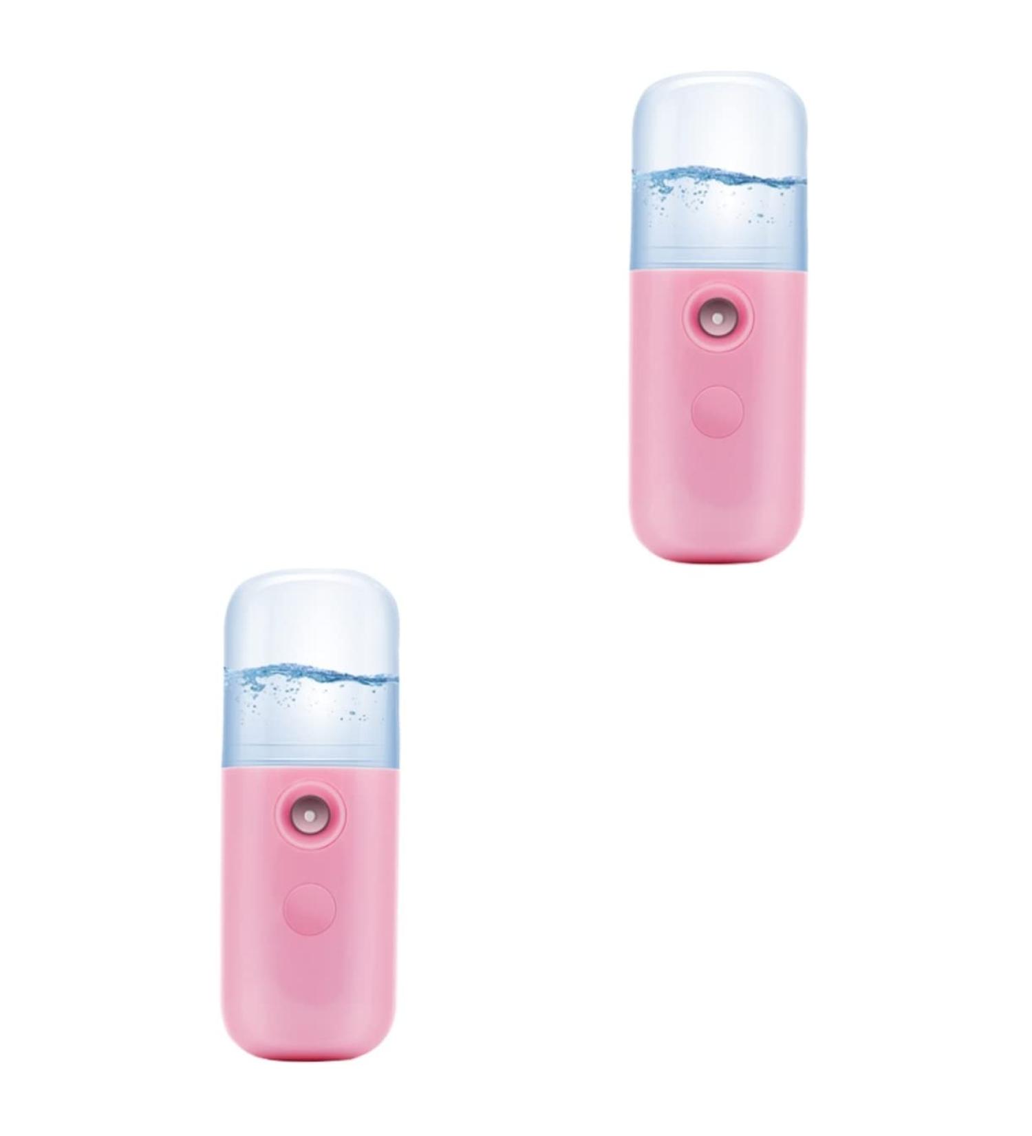 FOMIYES 2pcs Mini Humidifier Portable Humidifer Hot Usb Charging Steamer Sprayer Hydrating Instrument Charge 4*4cmx2pcs Pinkx2pcs - Buy Online on GoSupps.com