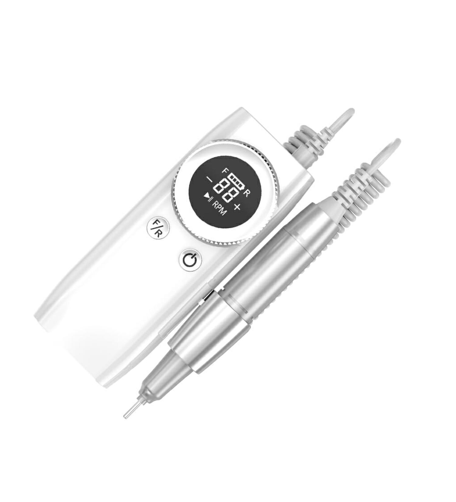 rongweiwang Convenient And Portable Electric Nail Sander - Salon-worthy Nails Anywhere Go Nails Lathe Gel Cutting Remove Tool white - Buy Online on GoSupps.com