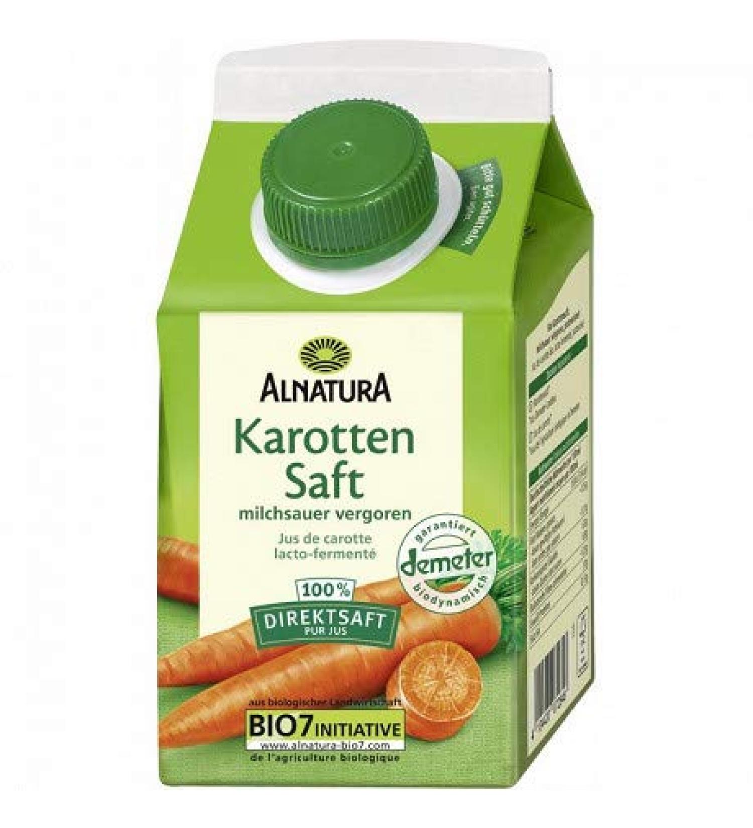 Alnatura Carrot Juice 500 ml Pack of 4