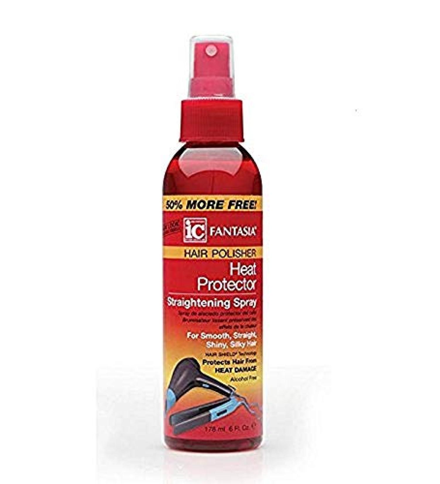 IC Hair Polisher Heat Protector Straightening Spray 6oz
